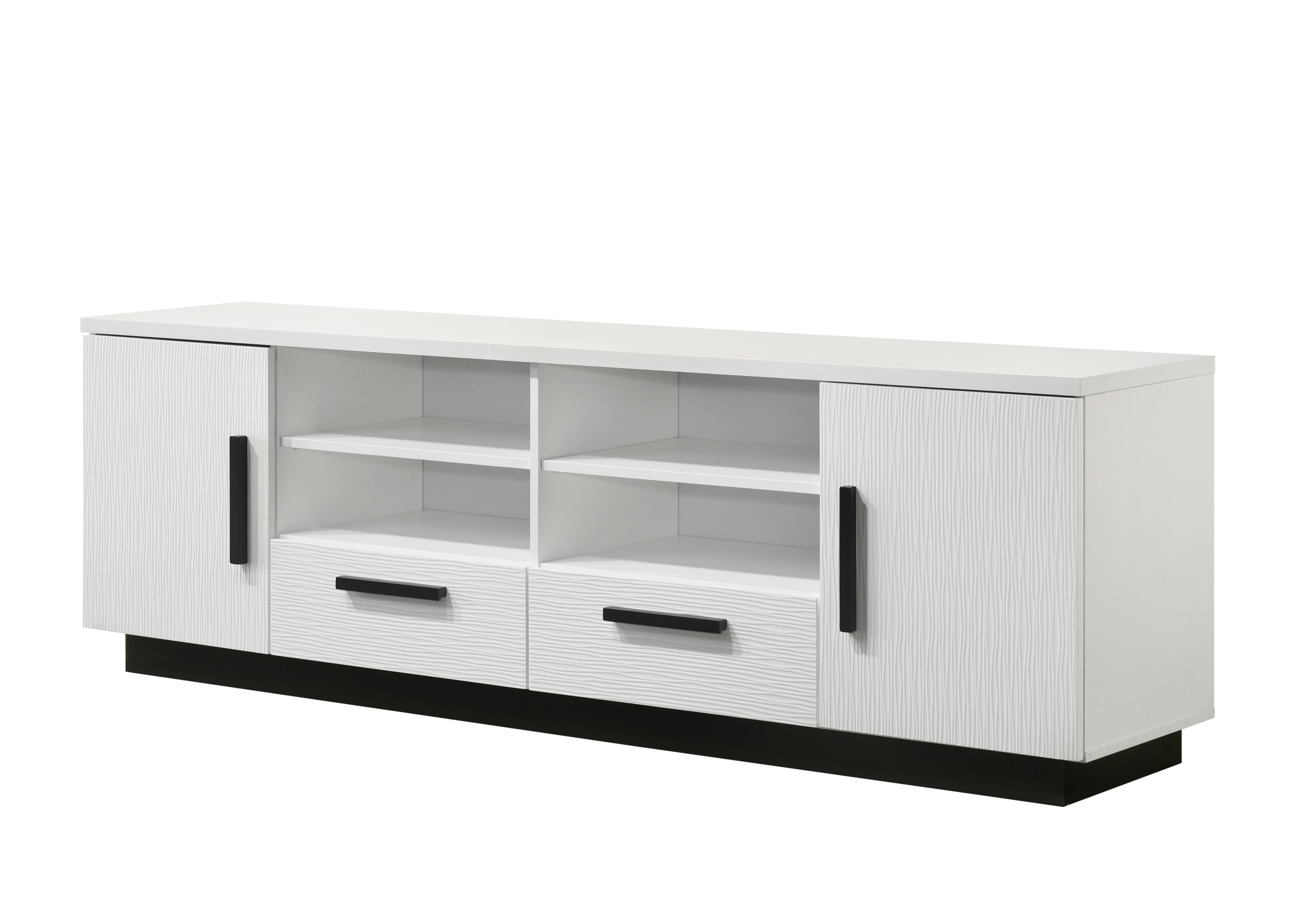 Matilda 70.5" White TV Stand w/ Drawers