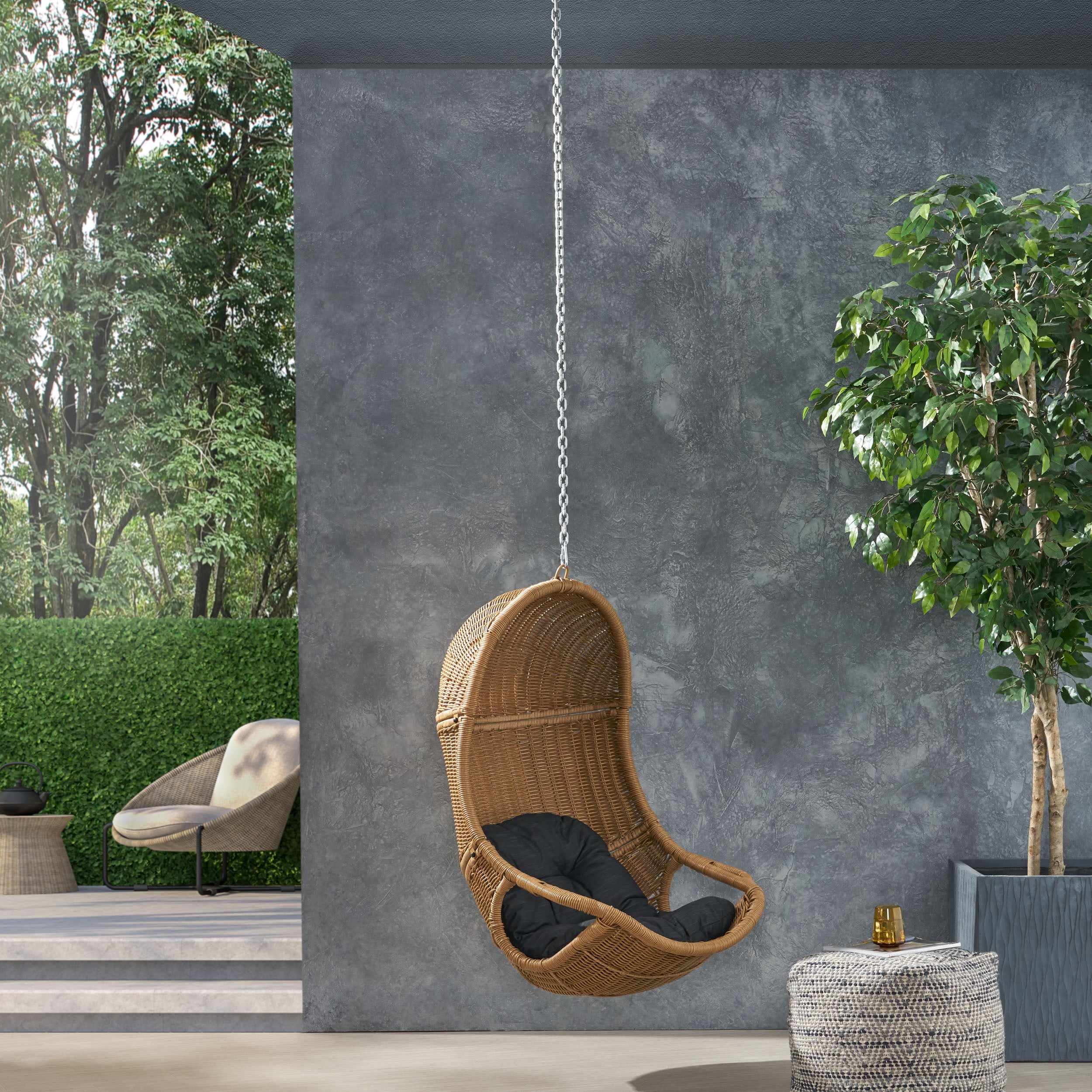 Berkshire Hanging Chair w/ 8ft Chain | Patio Furniture