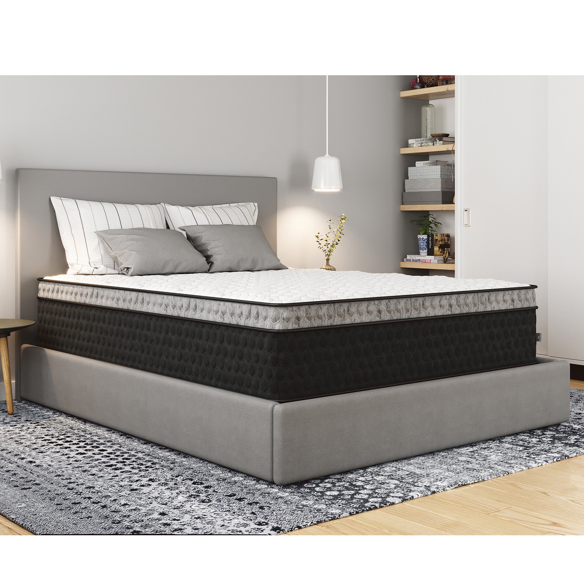 Nova Lux Copper Hybrid Mattress: King, Cooling, Greenguard Gold
