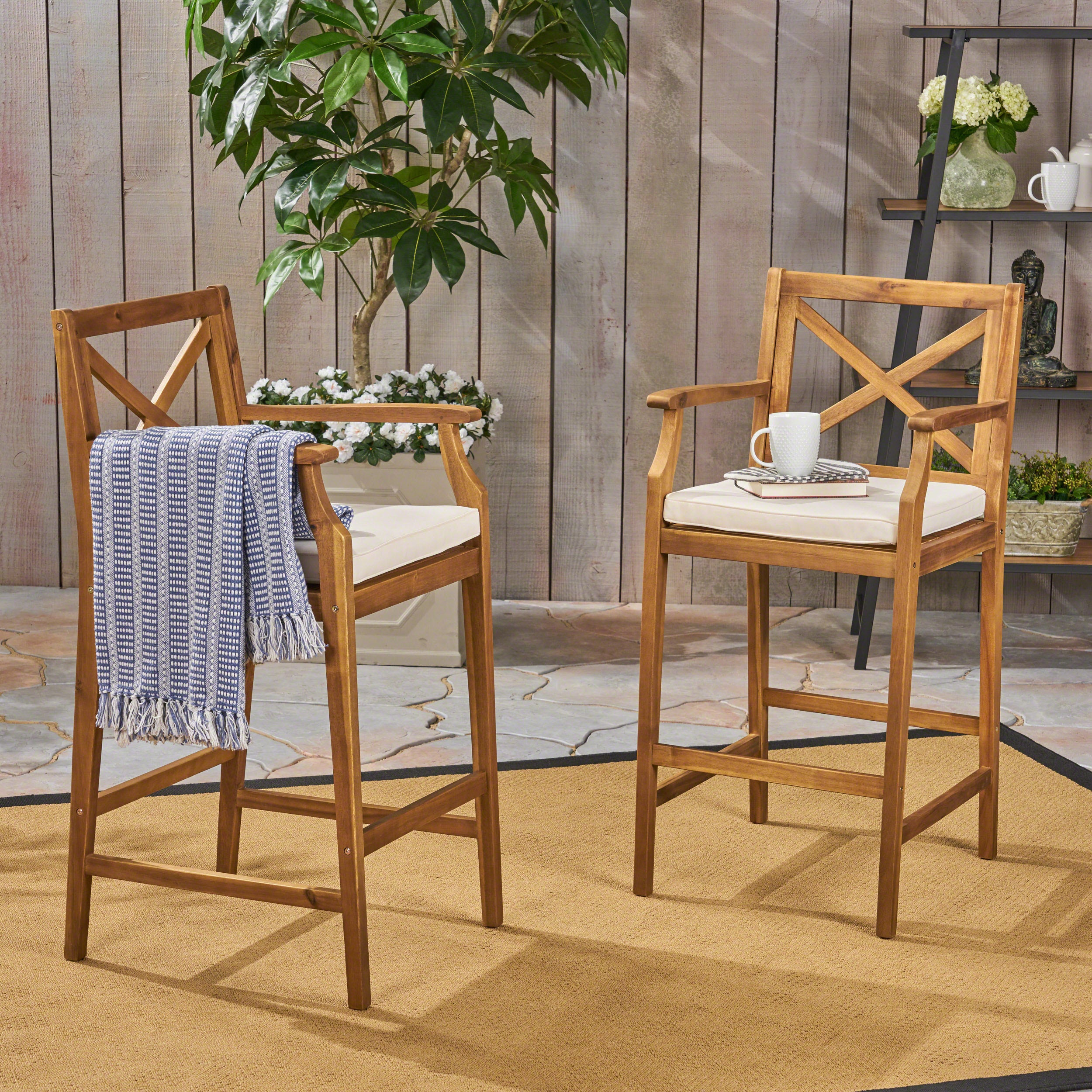 PERLA Barstool | Outdoor Patio Furniture | Durable & Stylish