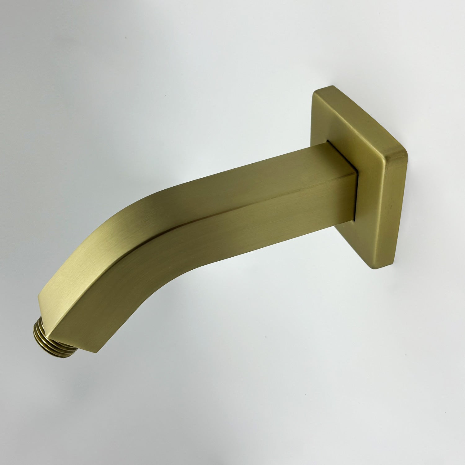 Square Shower Arm: 1/2" NPT, Wall Mount