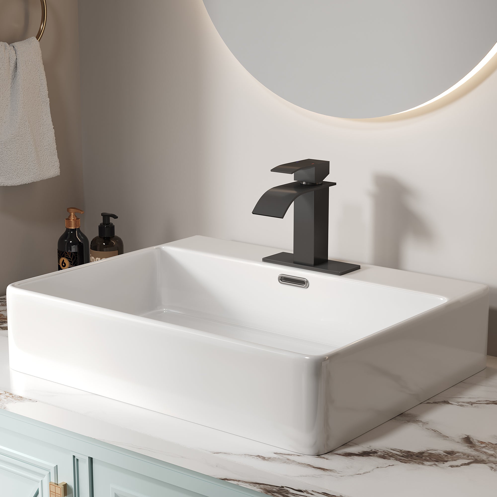 Harlow Bathroom Faucet: Matt Black, CUPC Certified
