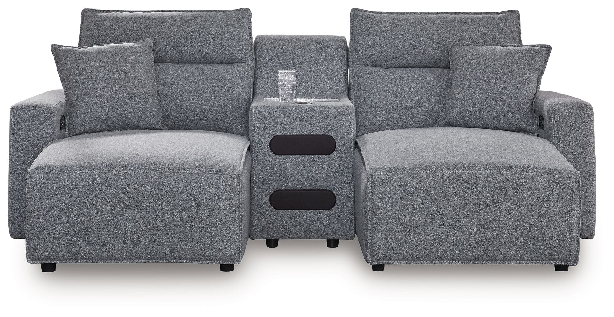 Modmax II - Reclining Sectional - Salt And Pepper