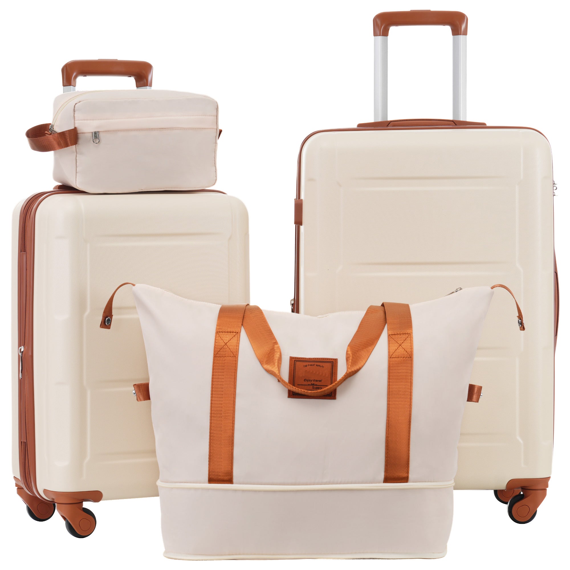 Lightweight 2-Piece Luggage Set w/ Spinner Wheels