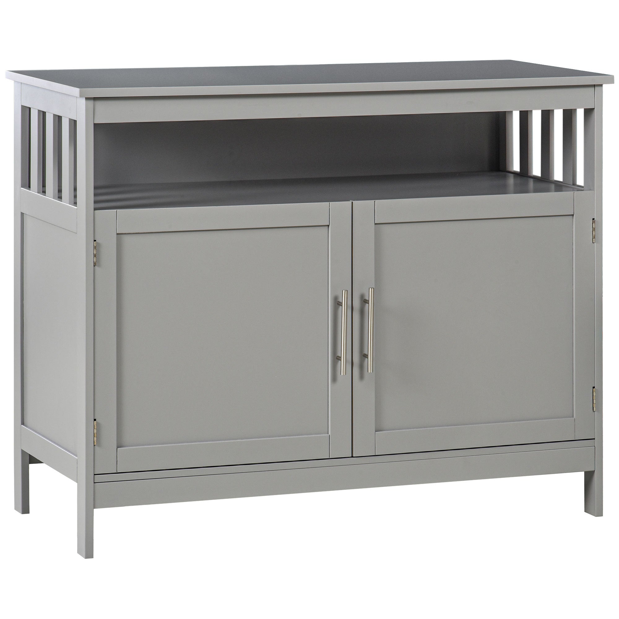 Sideboard Buffet Cabinet, Grey