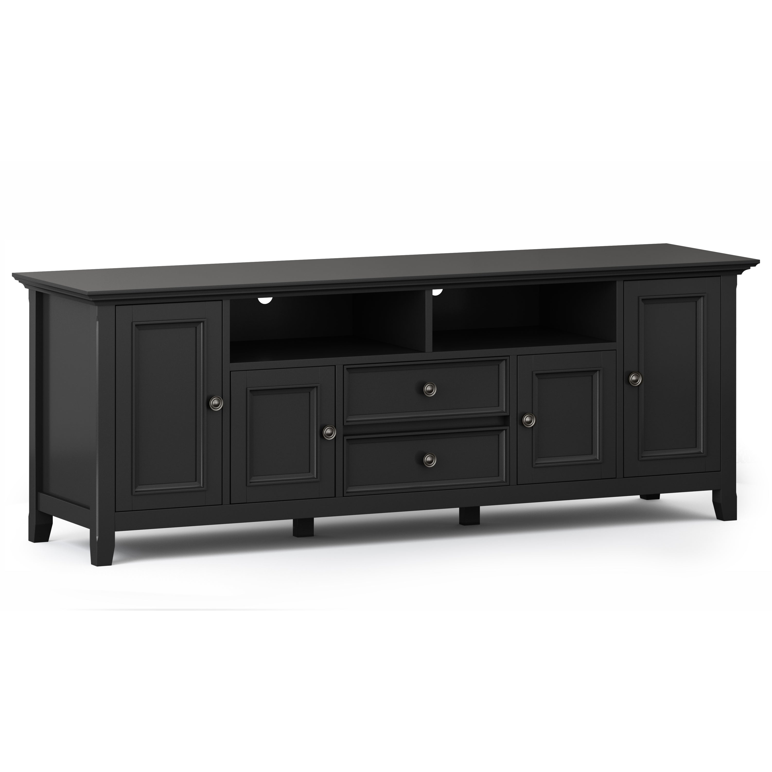 Amherst 72" TV Stand - Black Media Console