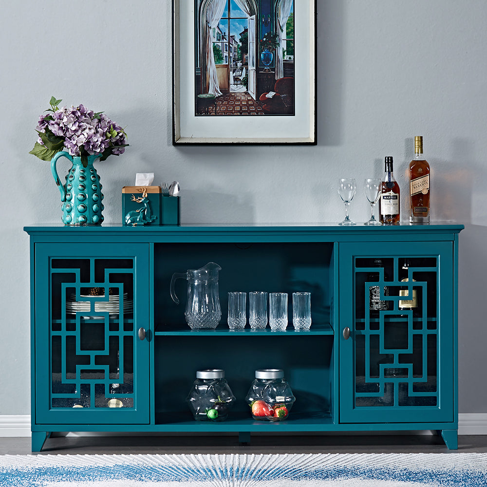 60" Sideboard Buffet: Storage & Serving Cabinet