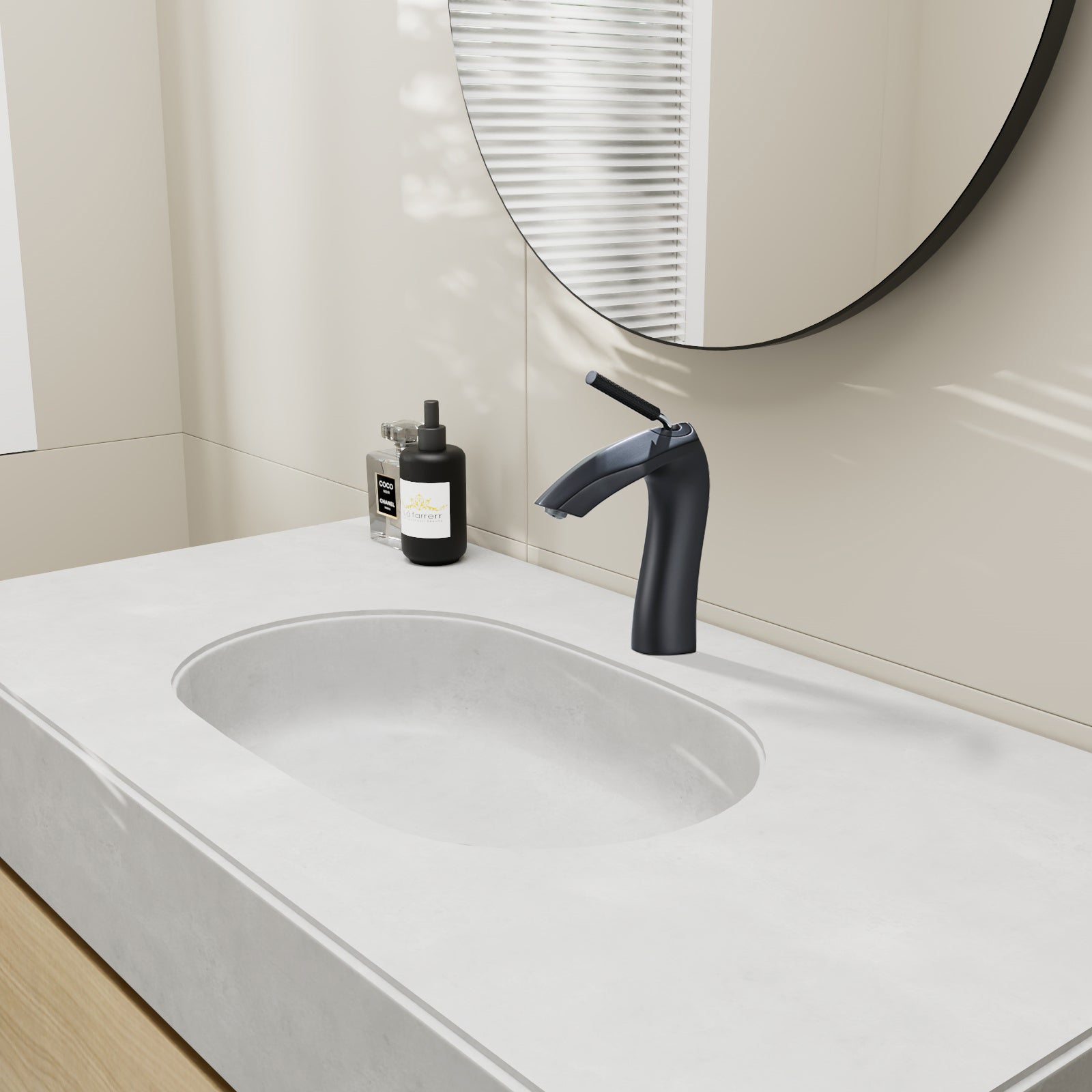 Brushed Nickel DAX Single Handle Bathroom Faucet