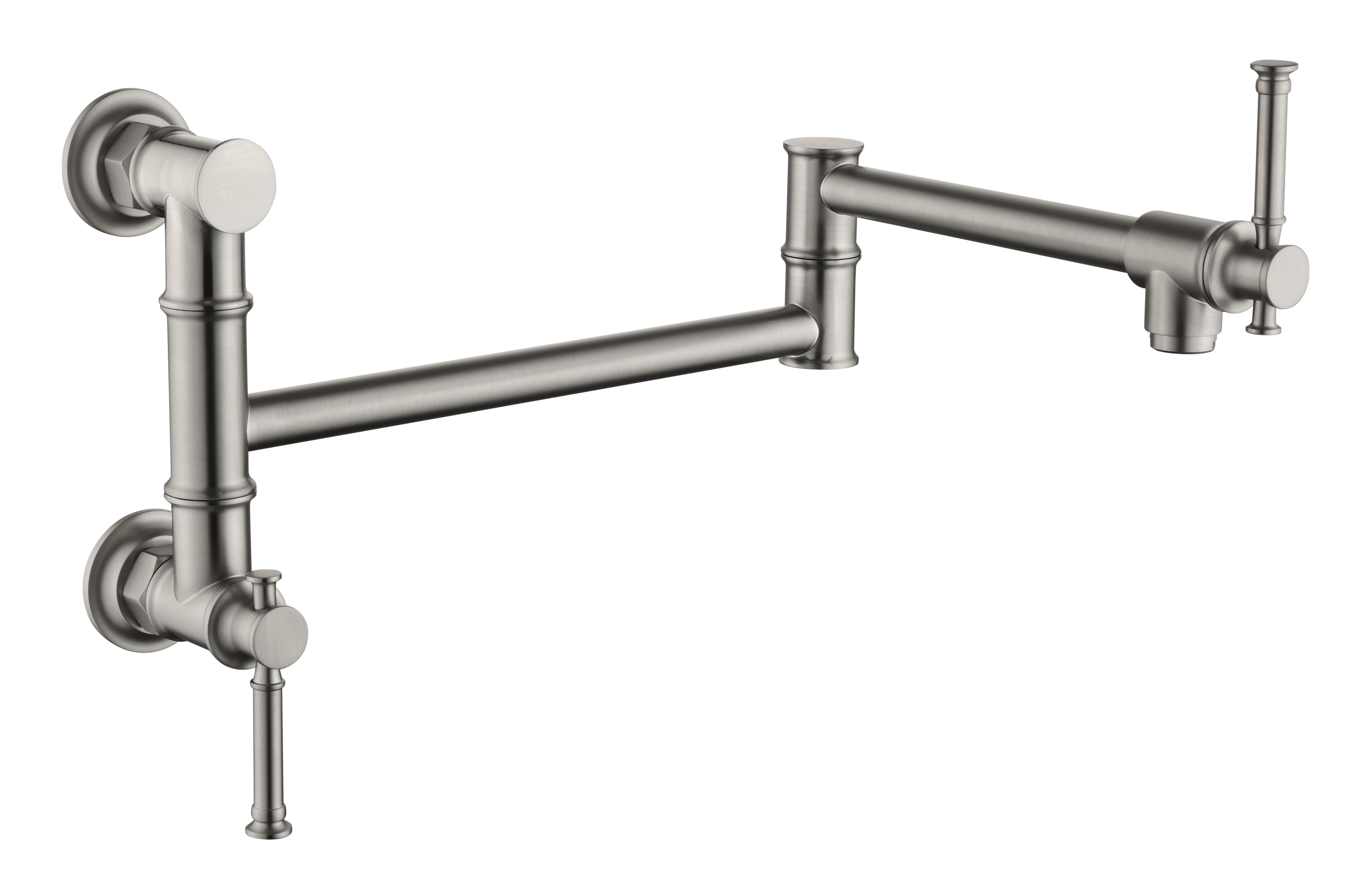 Modern Brass Pot Filler Faucet: Wall Mount