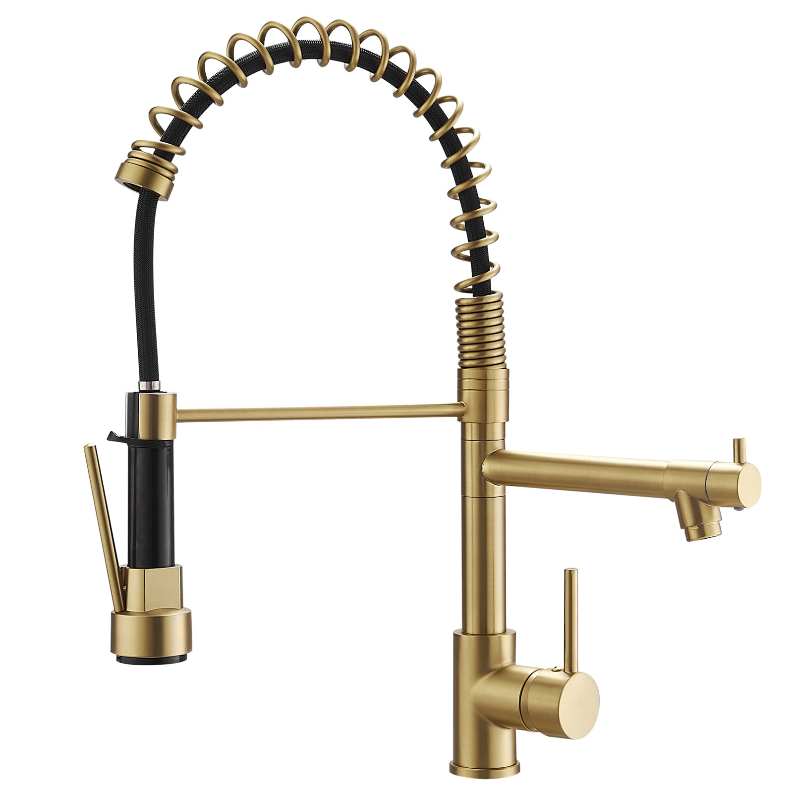 Pull-Down Kitchen Faucet: Single Handle, Commercial Grade