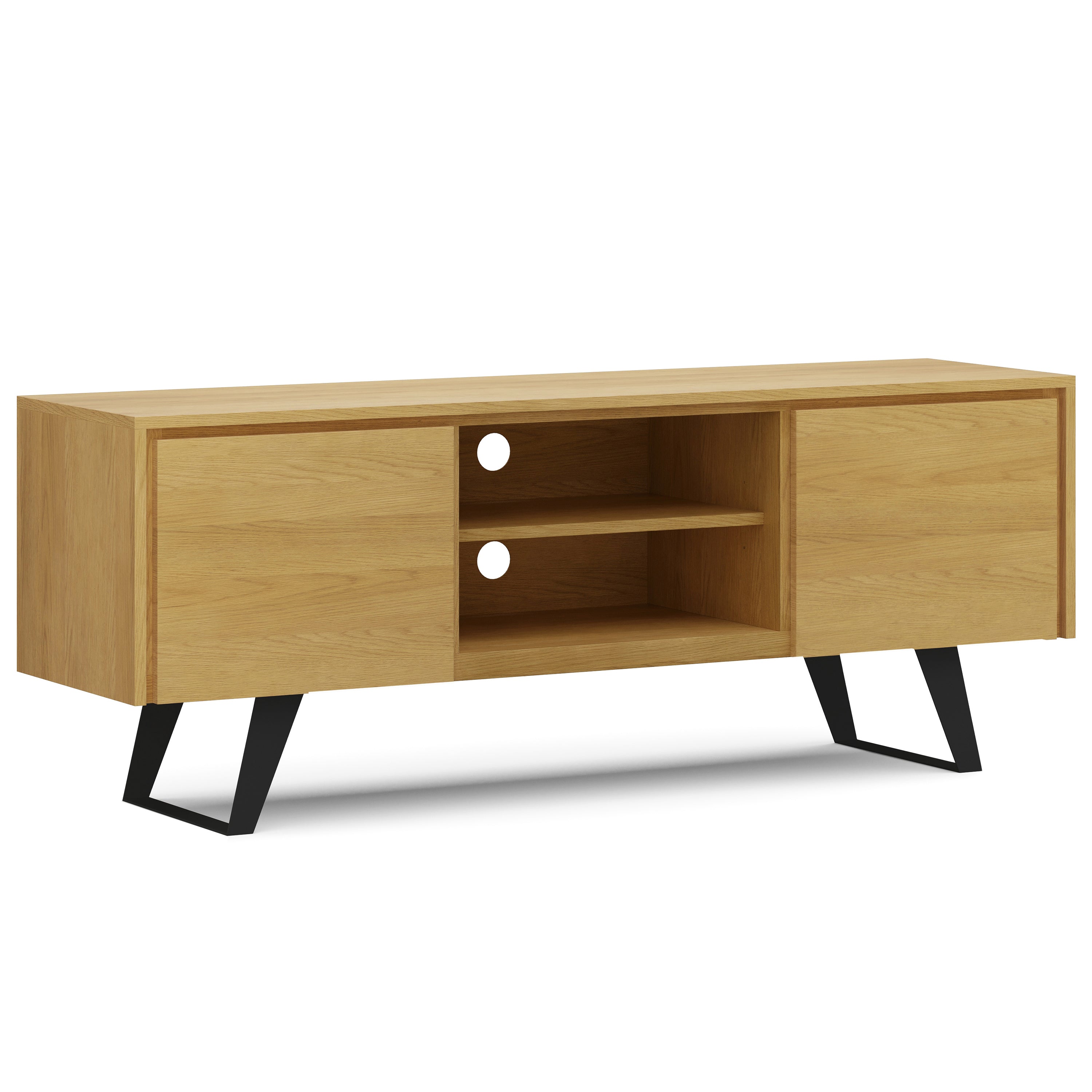 Lowry Oak TV Stand | Modern Media Console
