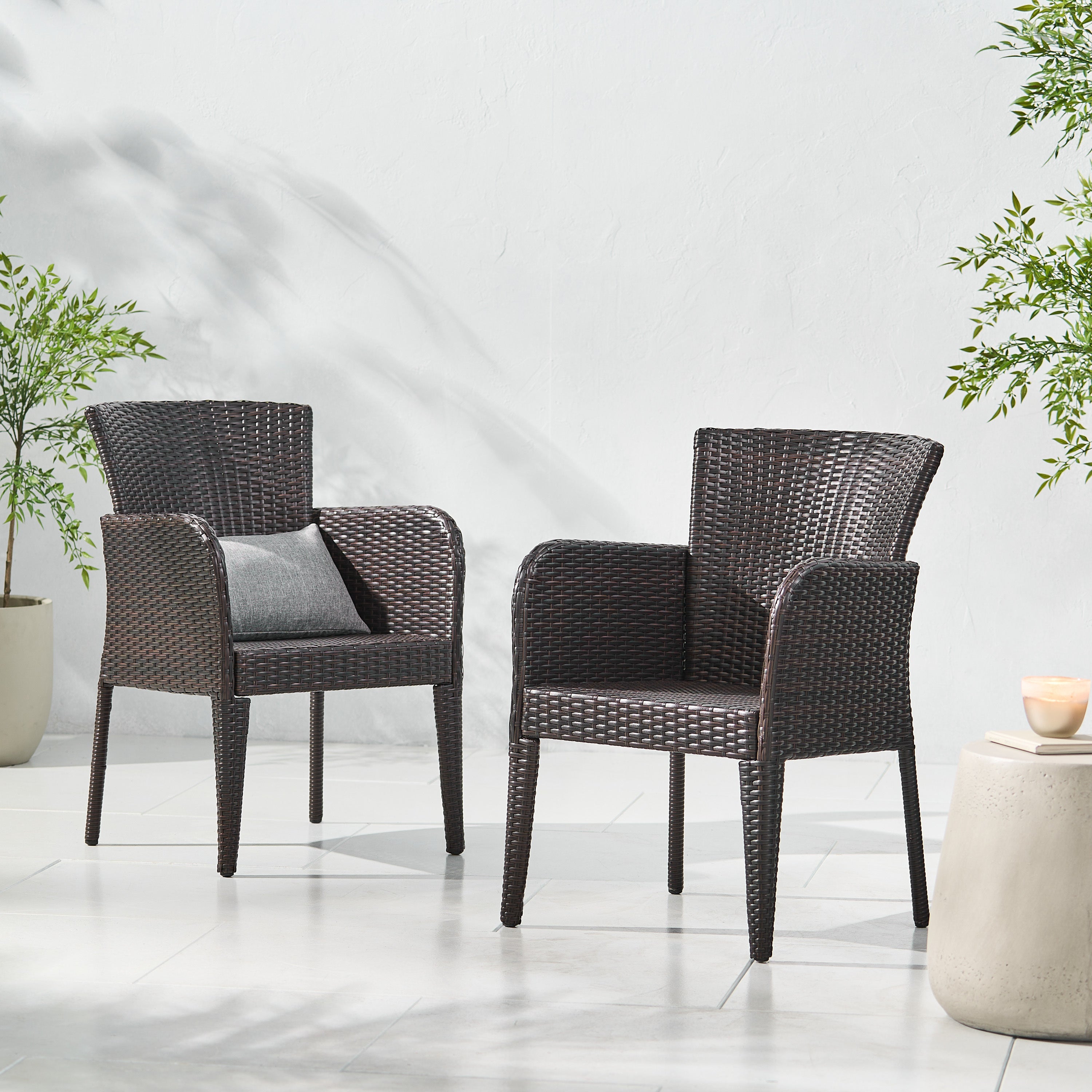 ANAYA KD PE Dining Chair - Outdoor Patio Seating, Easy Assembly