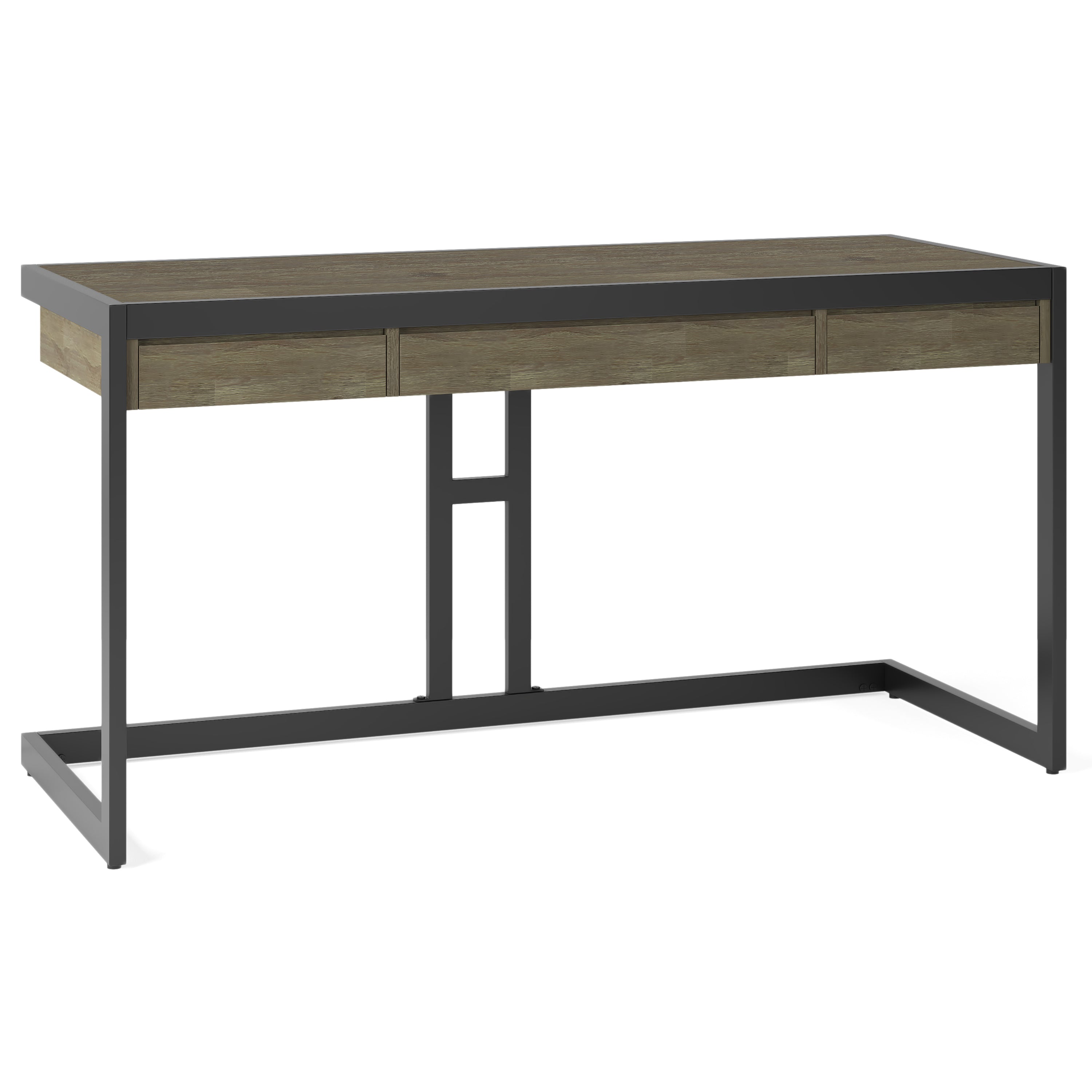 Erina Desk - Distressed Grey Writing Desk | Office Furniture