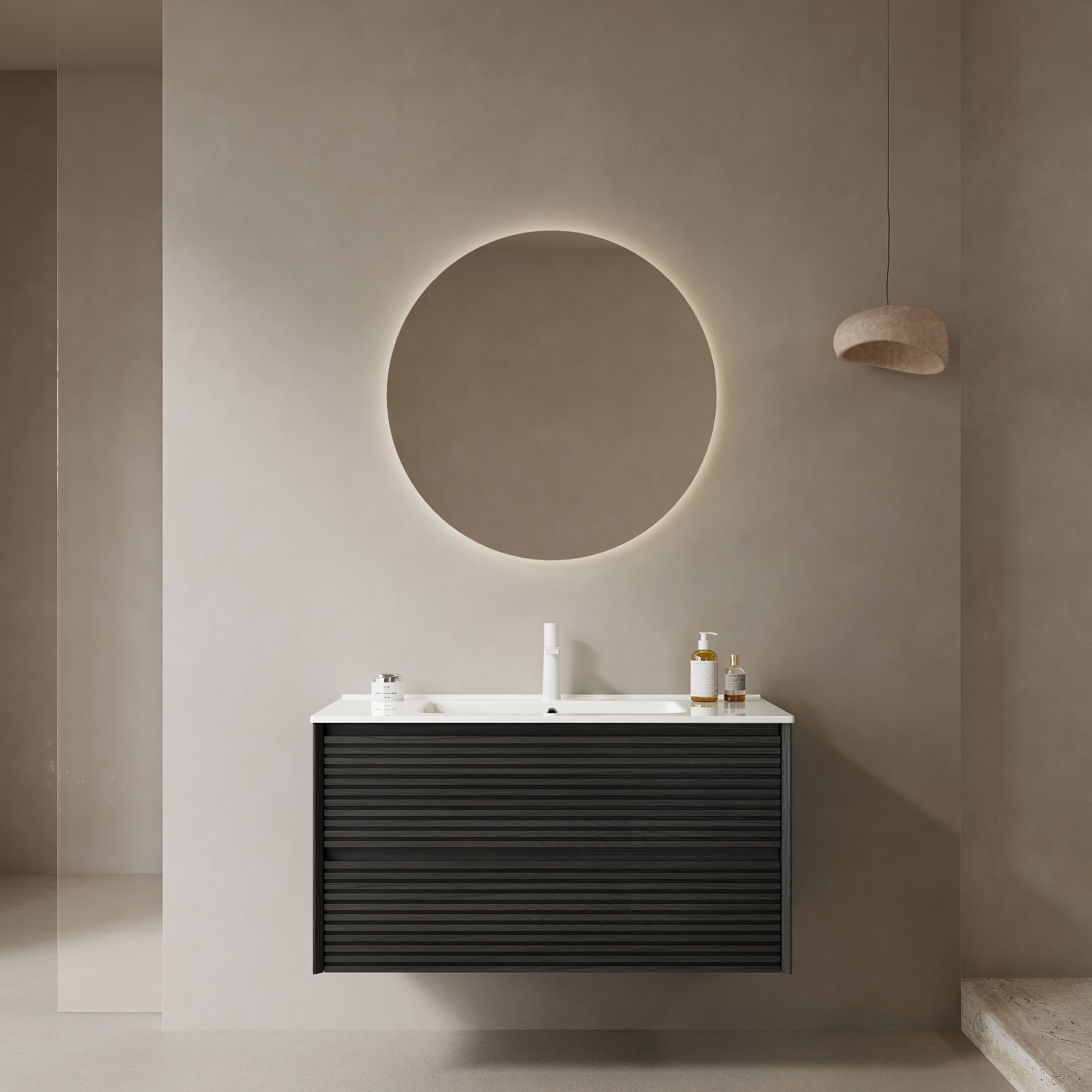 BRON 36" Floating Vanity: Modern Bathroom Storage