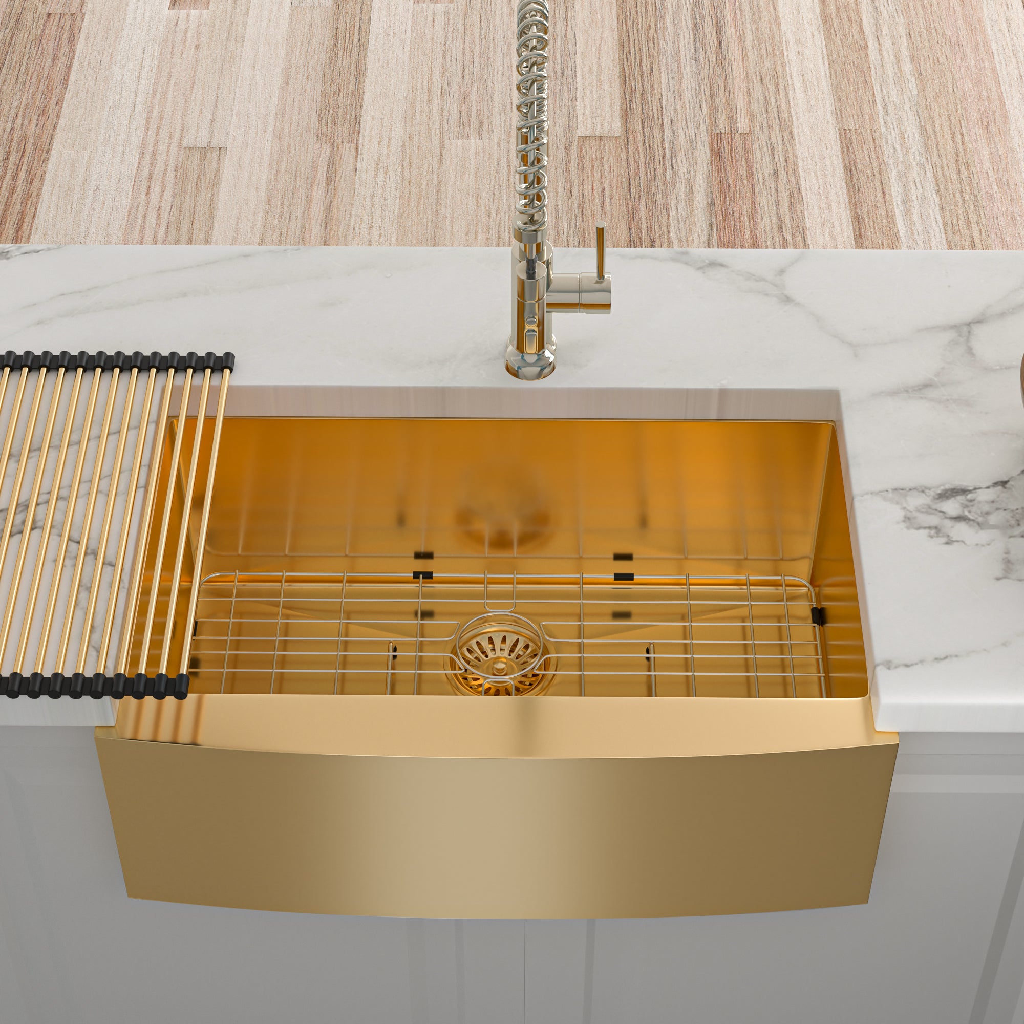 30" Farmhouse Apron Front Kitchen Sink