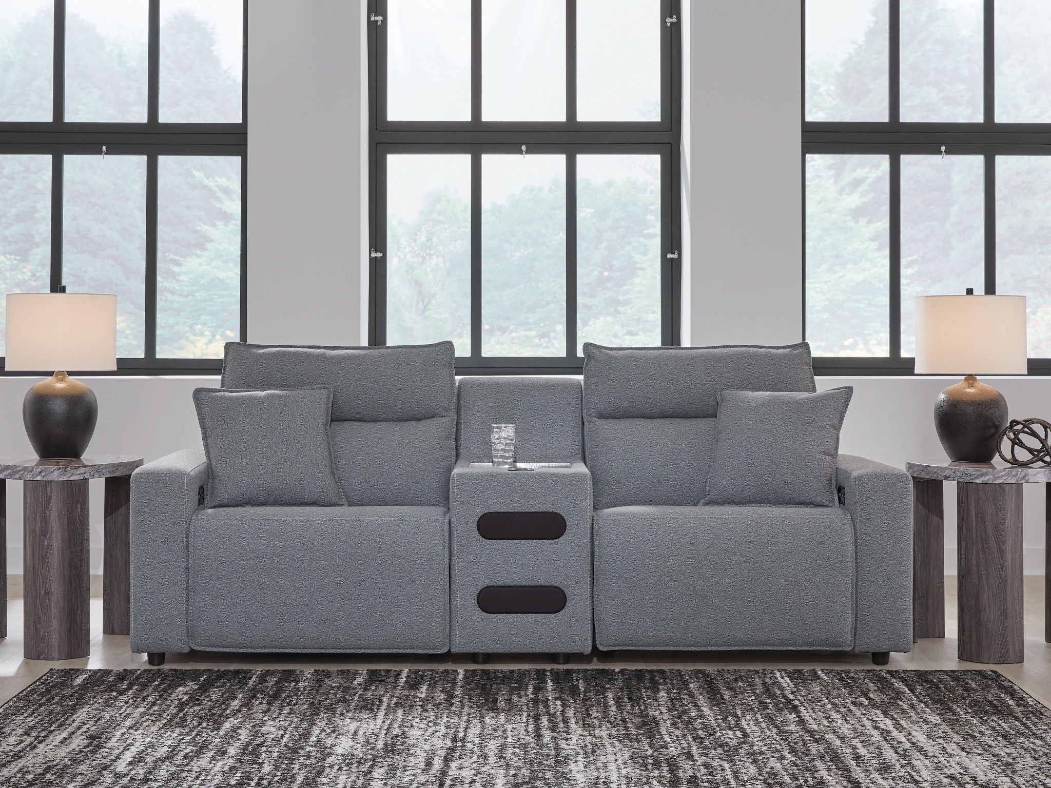 Modmax II - Reclining Sectional - Salt And Pepper