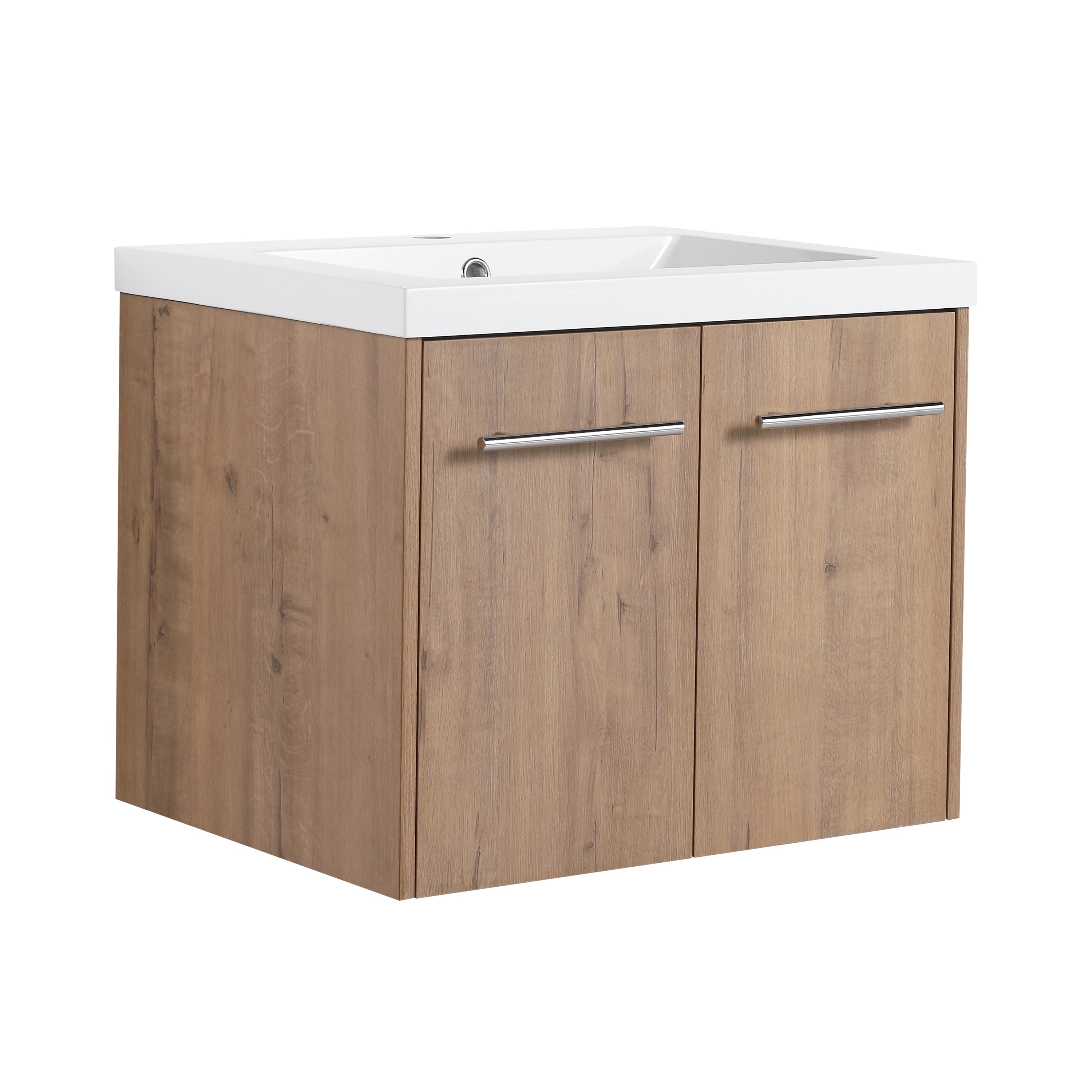 24" Bathroom Vanity: Soft Close, Floating, KD