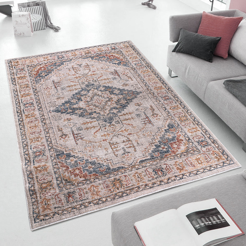 Vintage Medallion Woven Area Rug: Sale