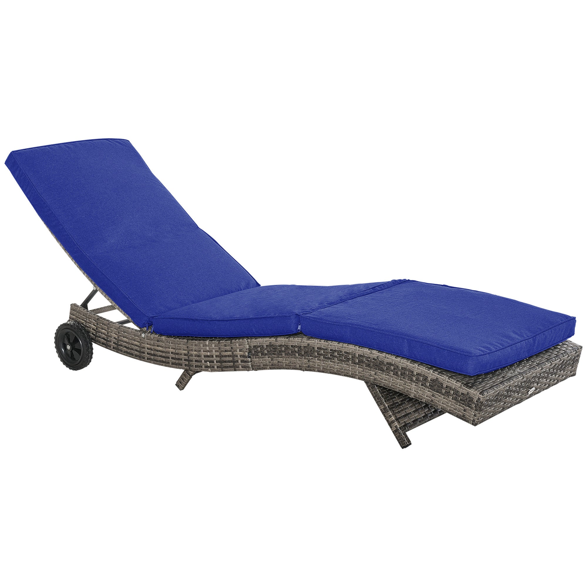 Outsunny Chaise Lounge: Poolside Relaxation