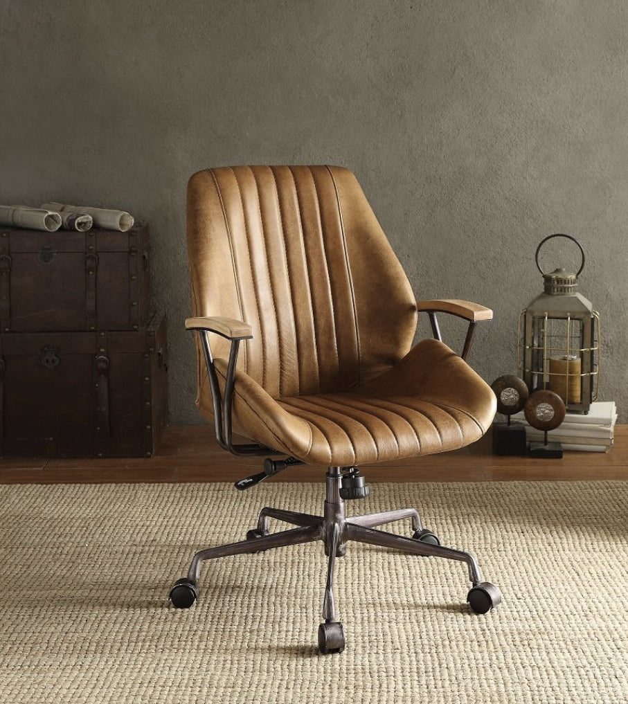 Hamilton Leather Office Chair | Top Grain Comfort