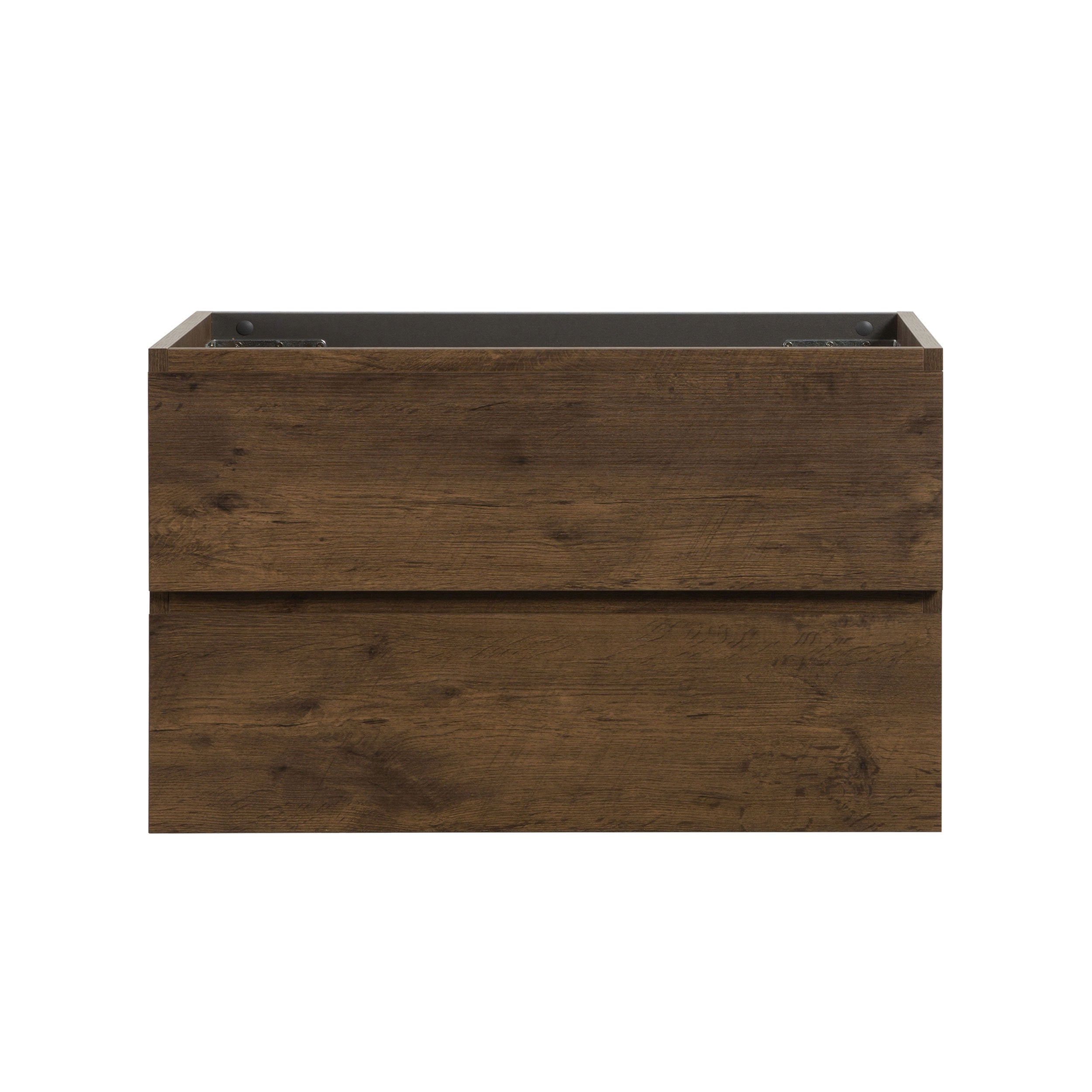 Alice 36" Walnut Wall Cabinet w/ 2 Drawers