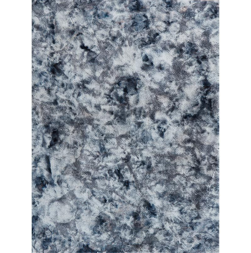 Luxury Chinchilla Faux Fur Rug: Rectangular