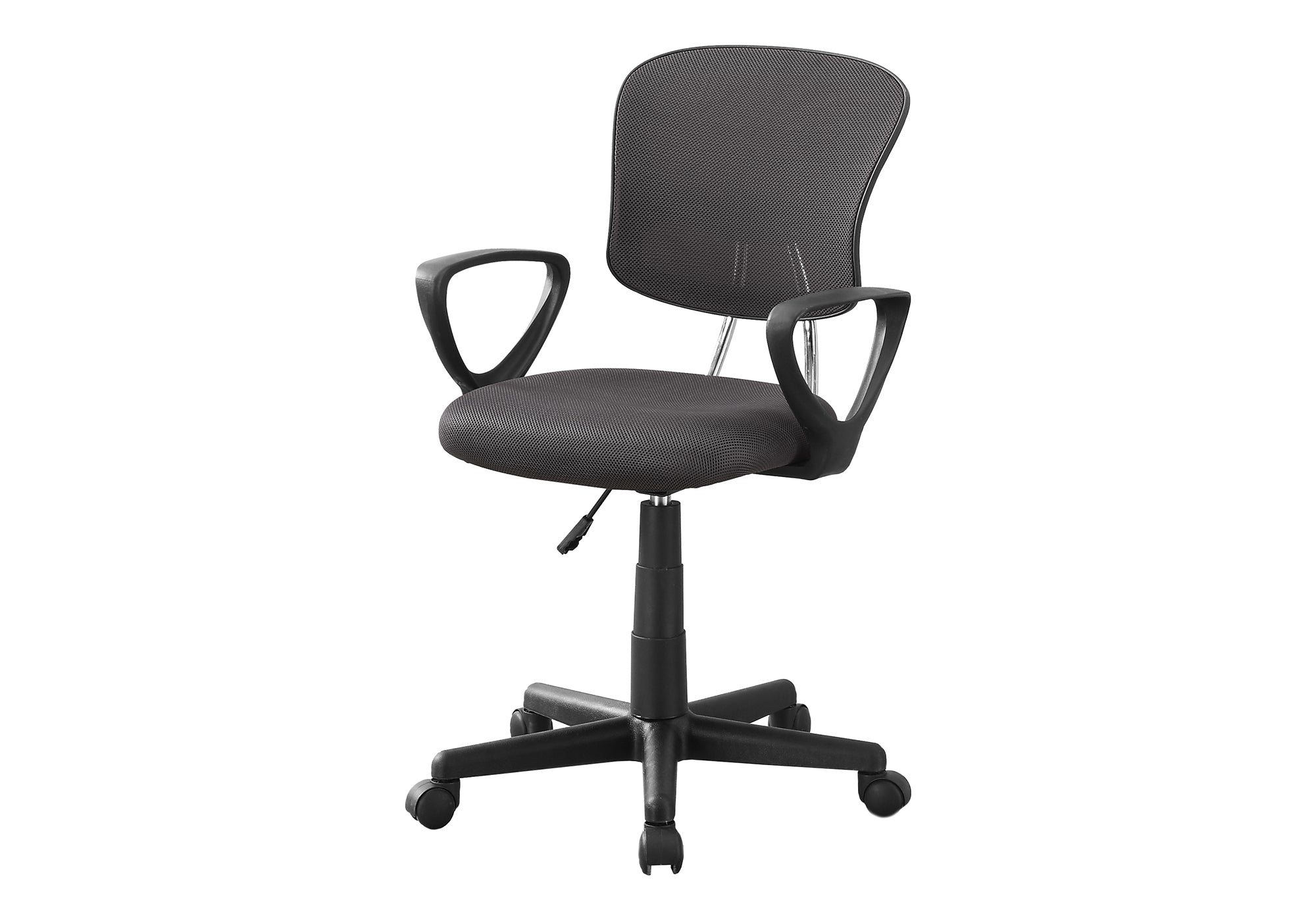 Ergonomic Mesh Office Chair, Adjustable Height, Swivel, Grey