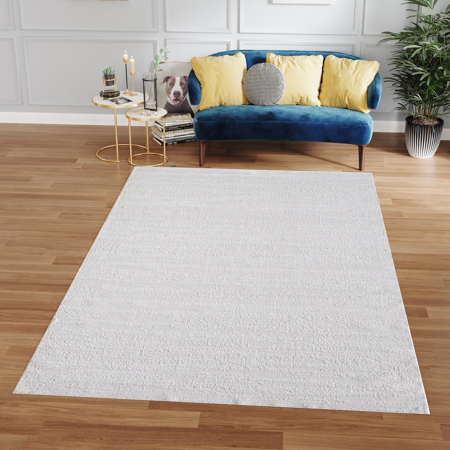 Milano Pale Celadon Woven Rug: Shop Now