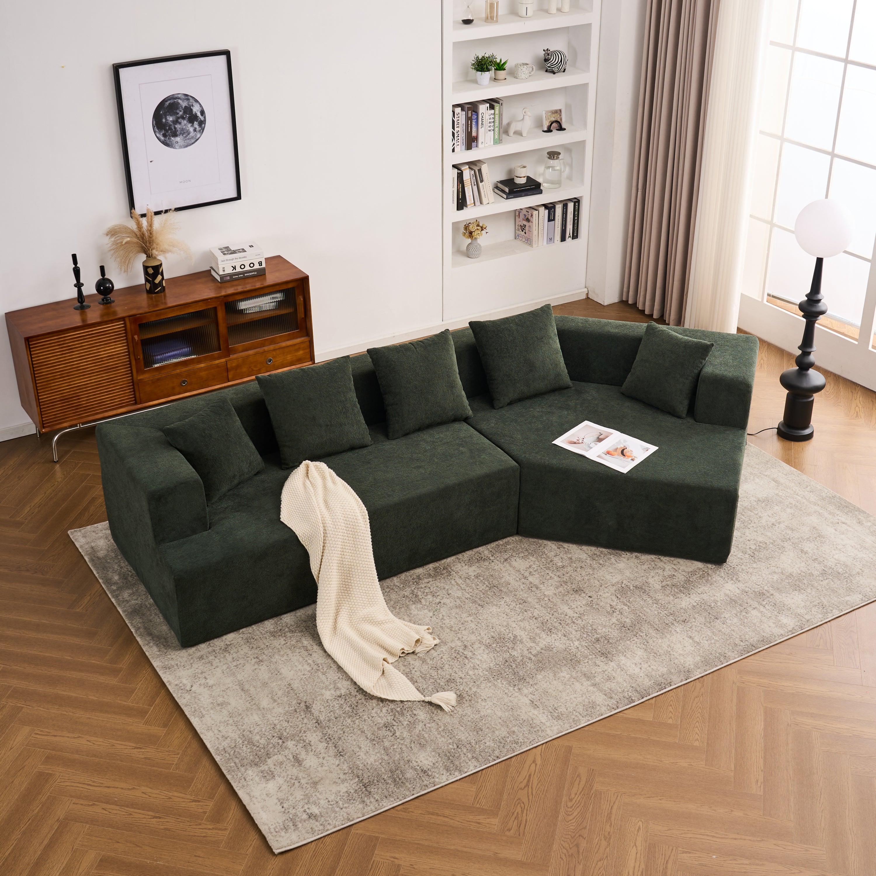 Memory Foam Sofa: Easy Setup, Deep Seat Comfort