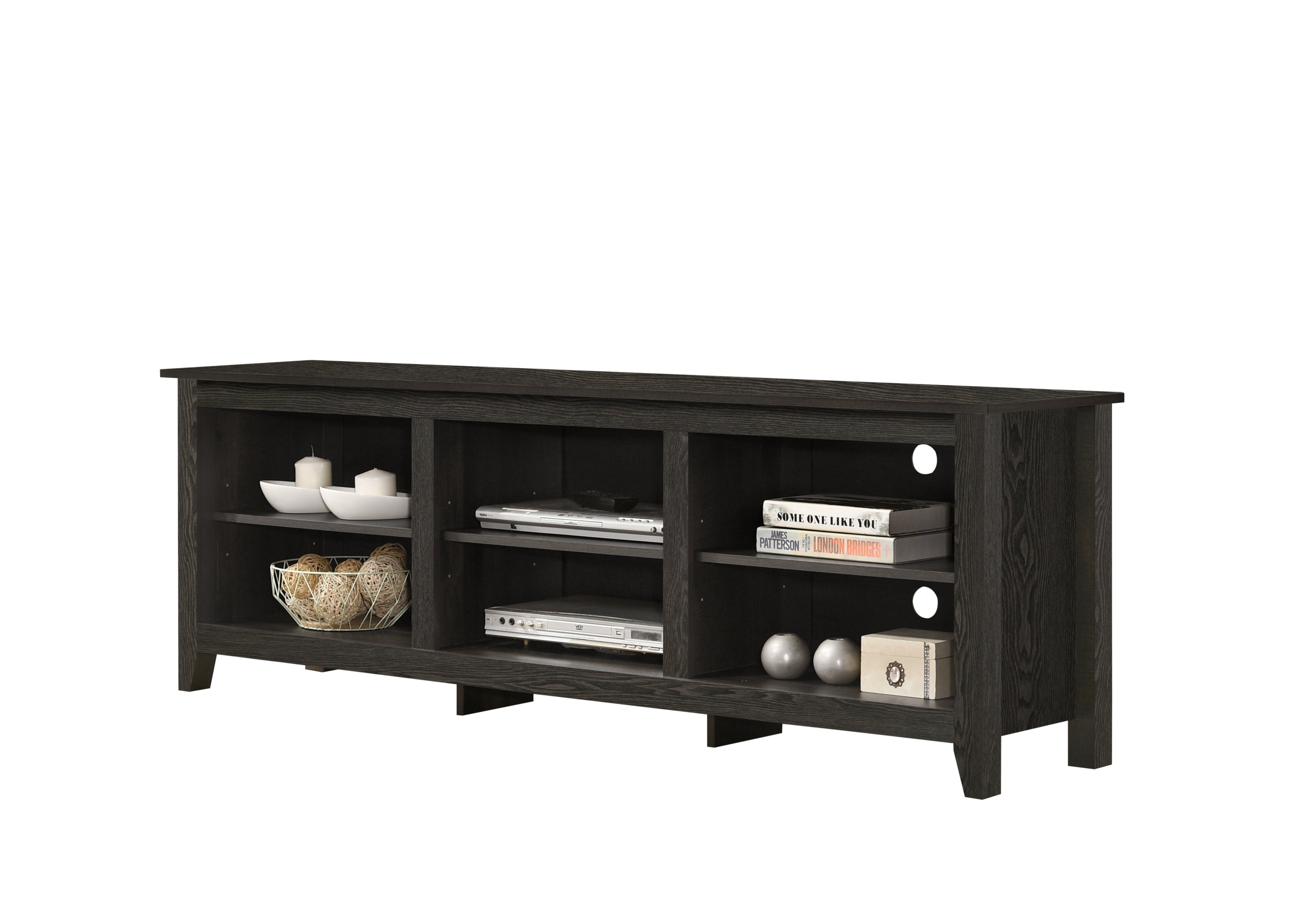 Benito 70" TV Stand, Dark Gray, O