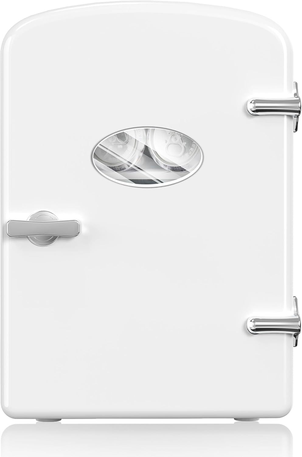 Mini Fridge Cooler Warmer: 6L Portable, White