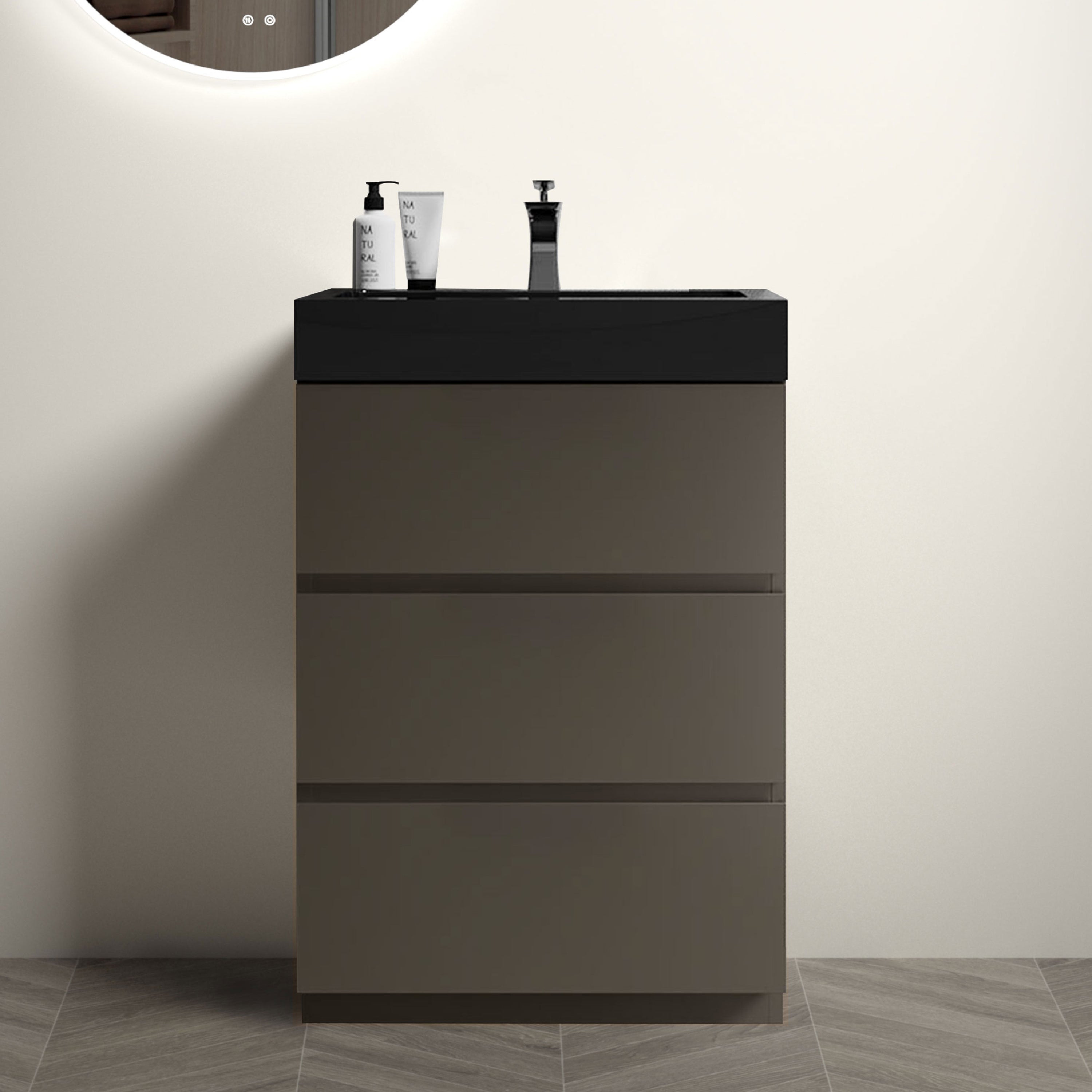 Alice 24" Gray Bathroom Vanity with Sink