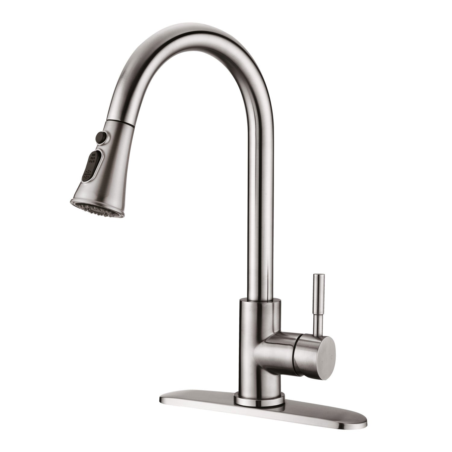 Brushed Nickel Kitchen Faucet w/ Sprayer