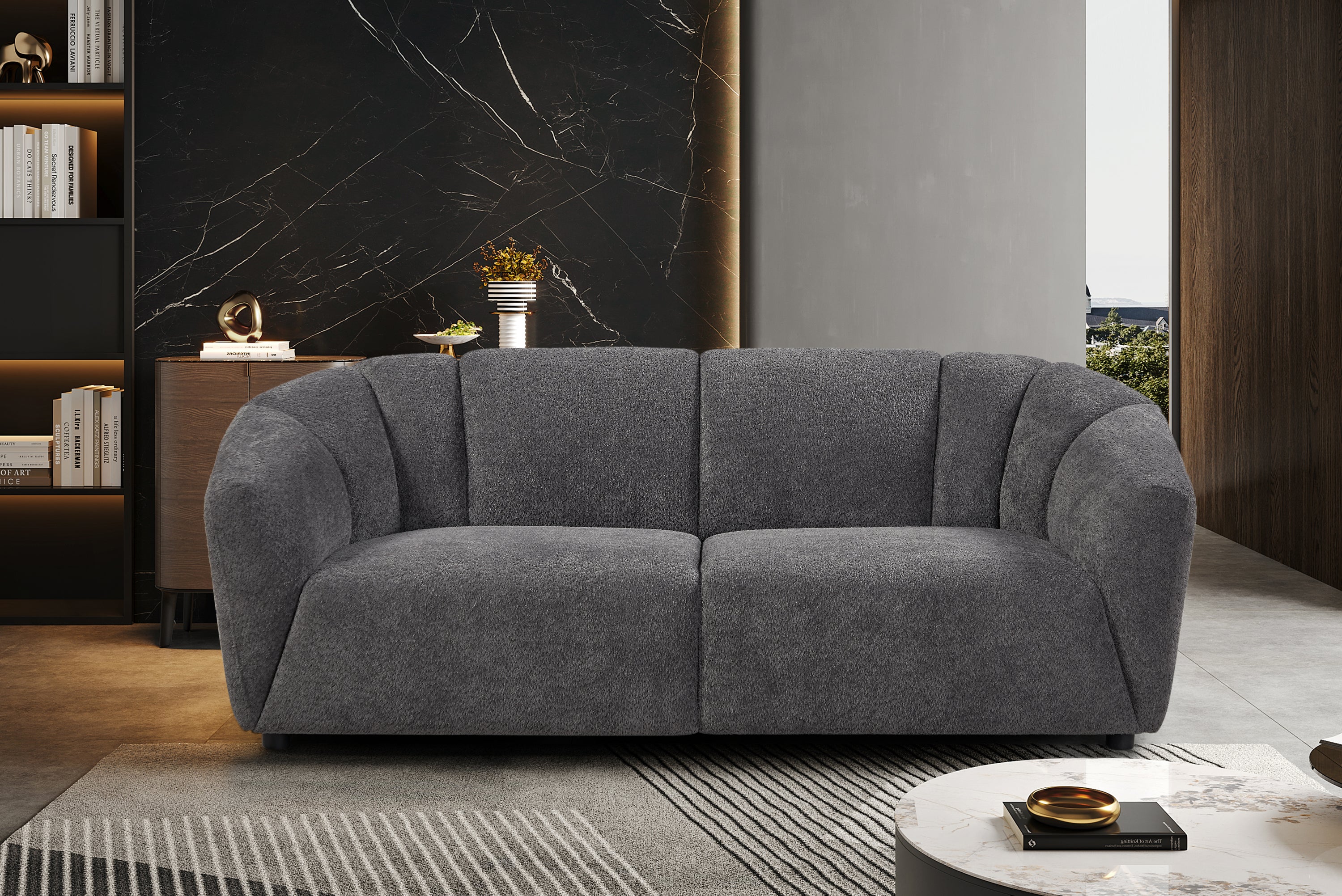 Luxury Boucle Sofa Set | 3 Seater Liyasi
