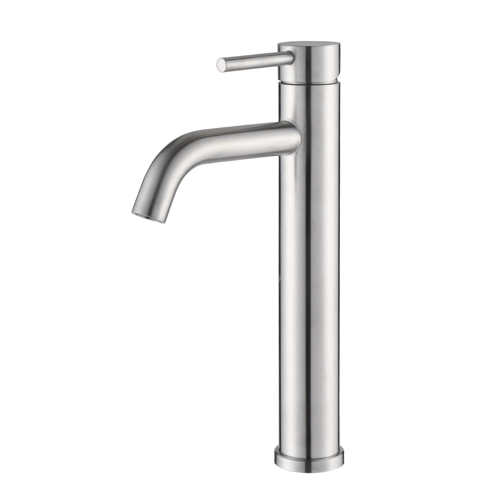 Modern Tall Single Handle Bathroom Faucet