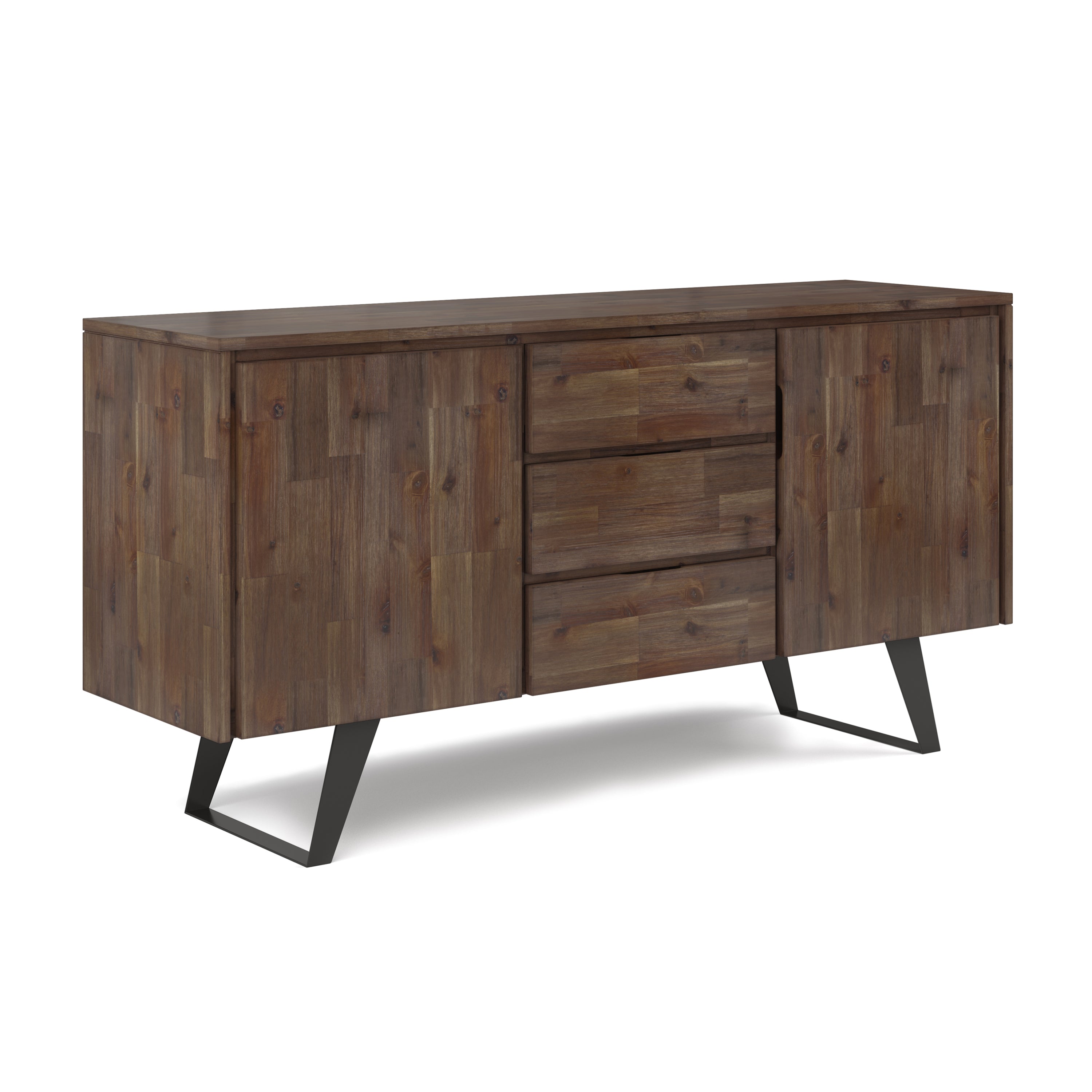 Lowry Sideboard Buffet - Rustic Natural Aged Brown