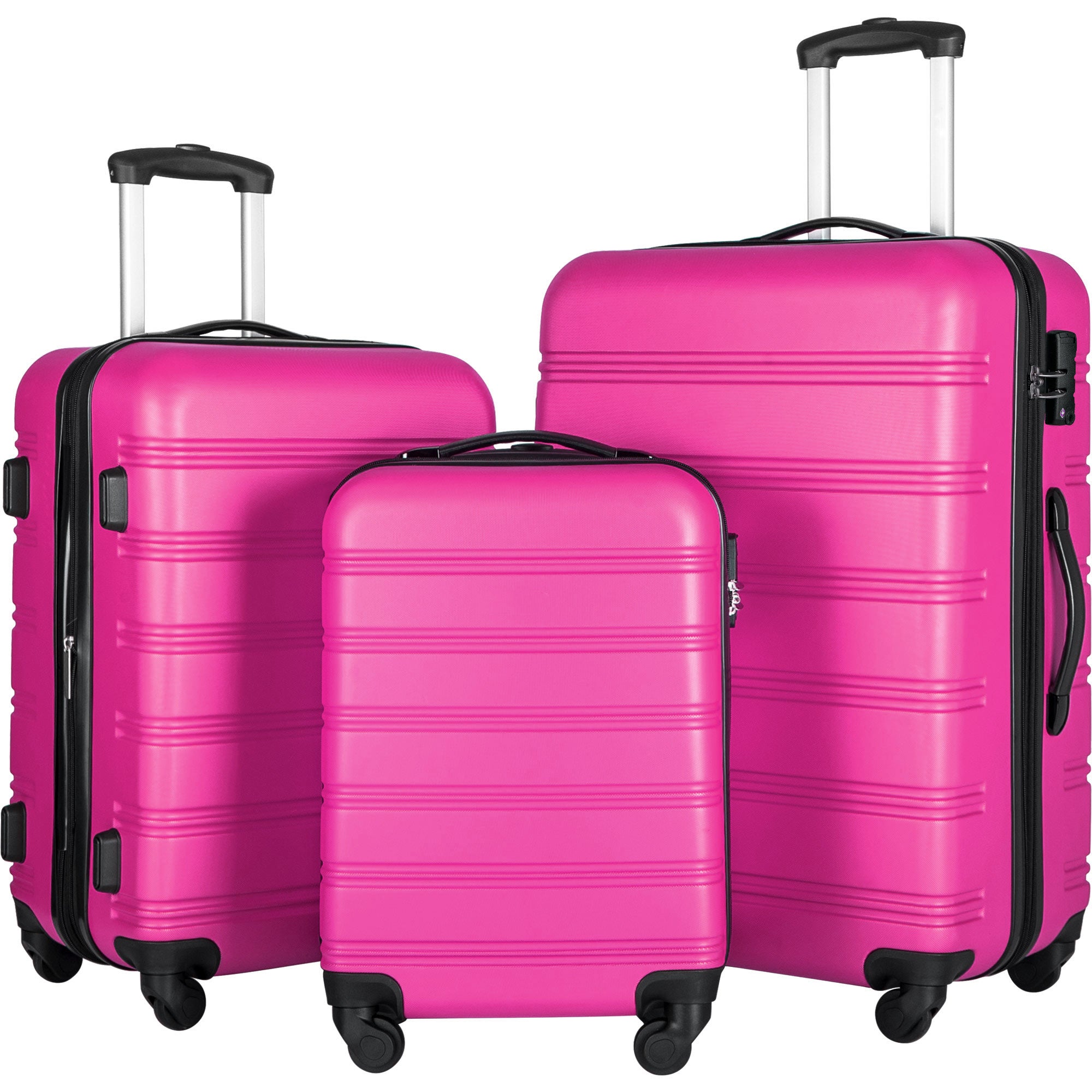 Hardside Spinner Luggage Set w/TSA Lock (20/24/28")