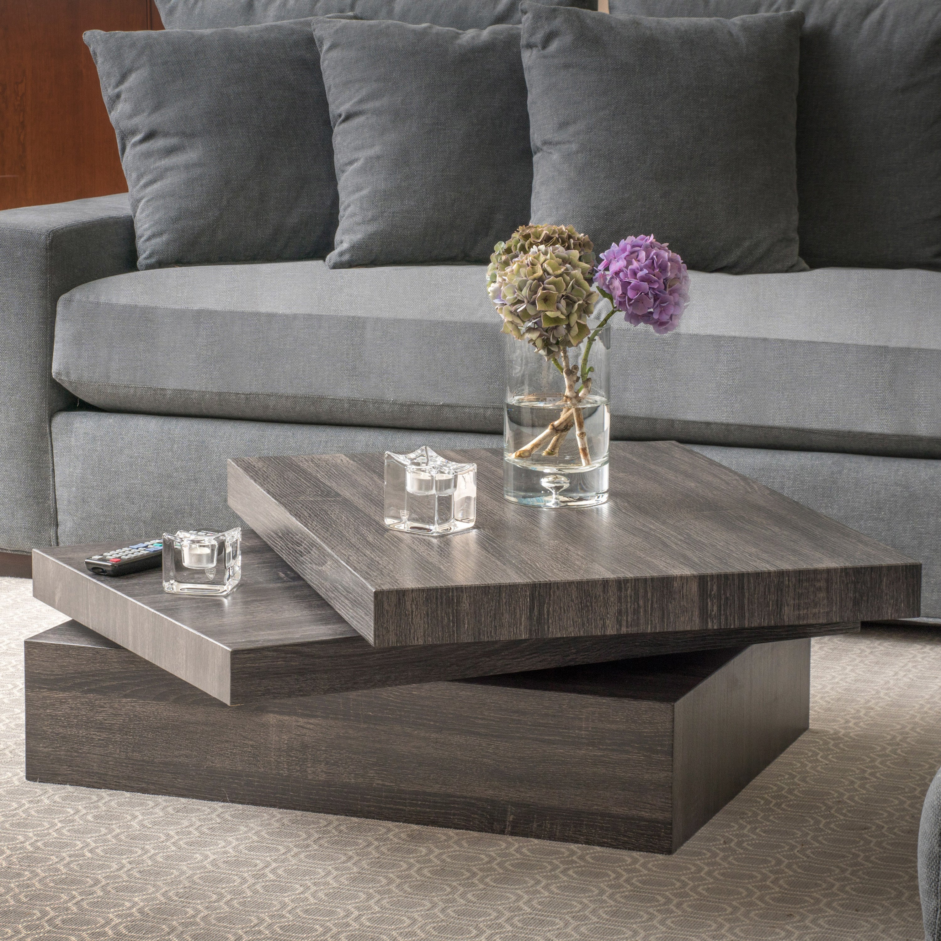 Modern Rotating Coffee Table | Unique Design