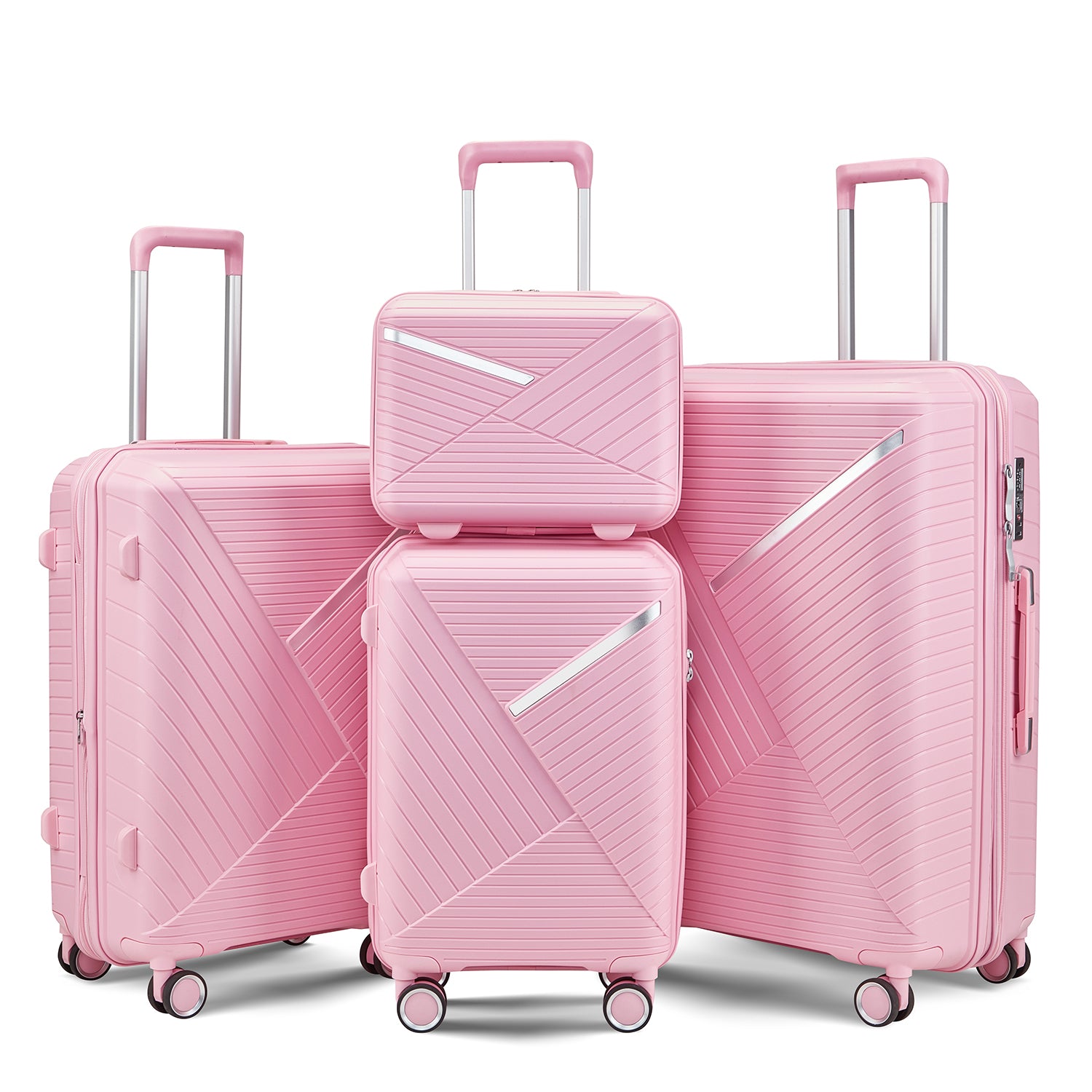 Lightweight Luggage Sets: 4-Piece Expandable Suitcases