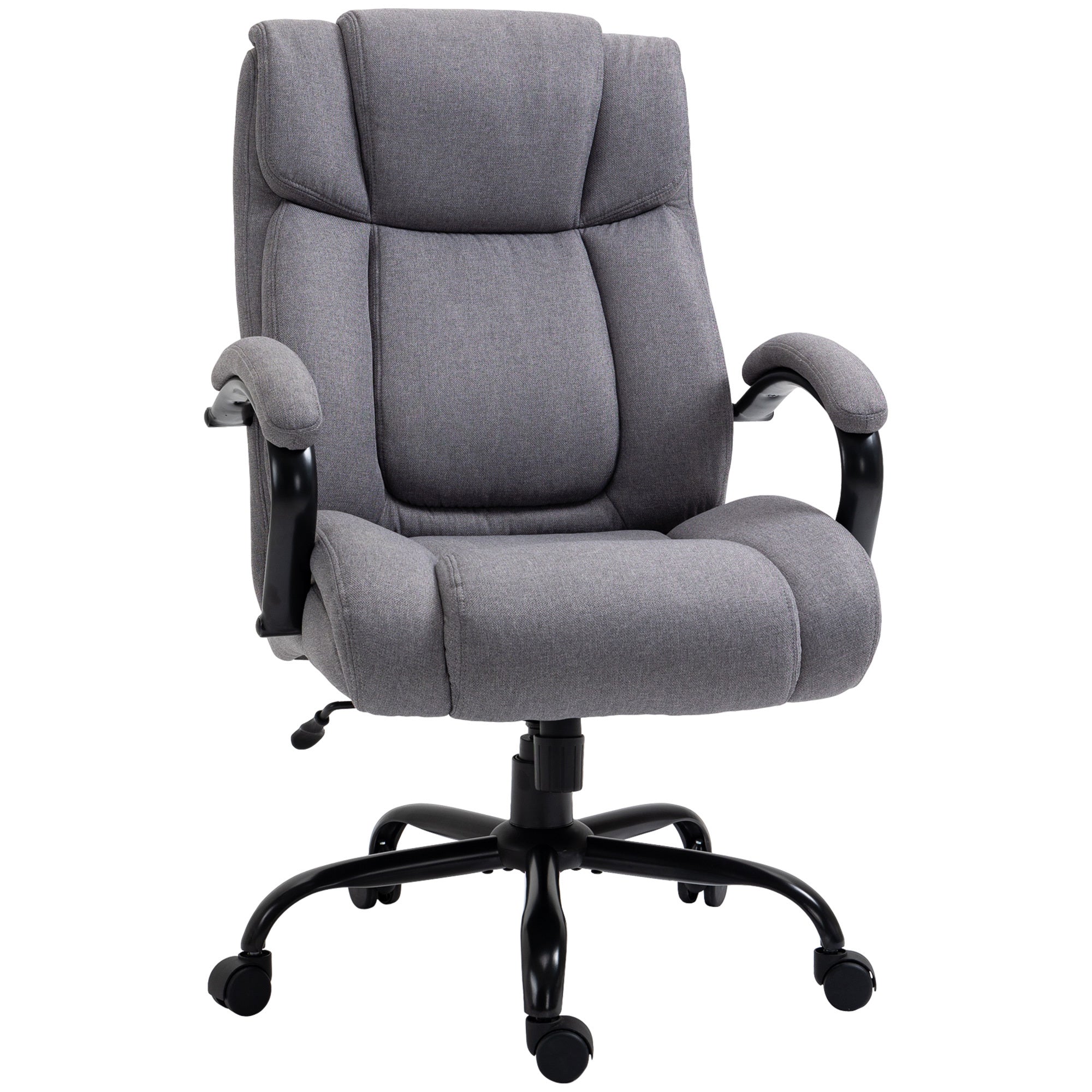 Big & Tall Executive Chair, 484lbs Capacity, Light Grey