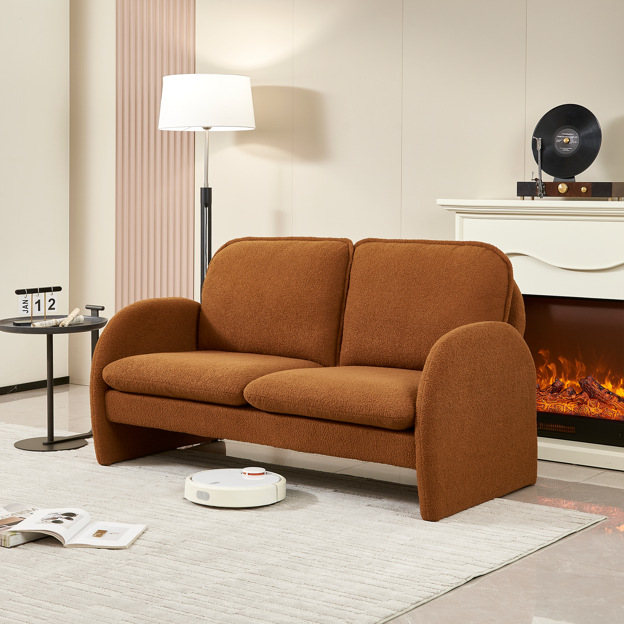 Sherpa Loveseat: Small Sofa for Apartment