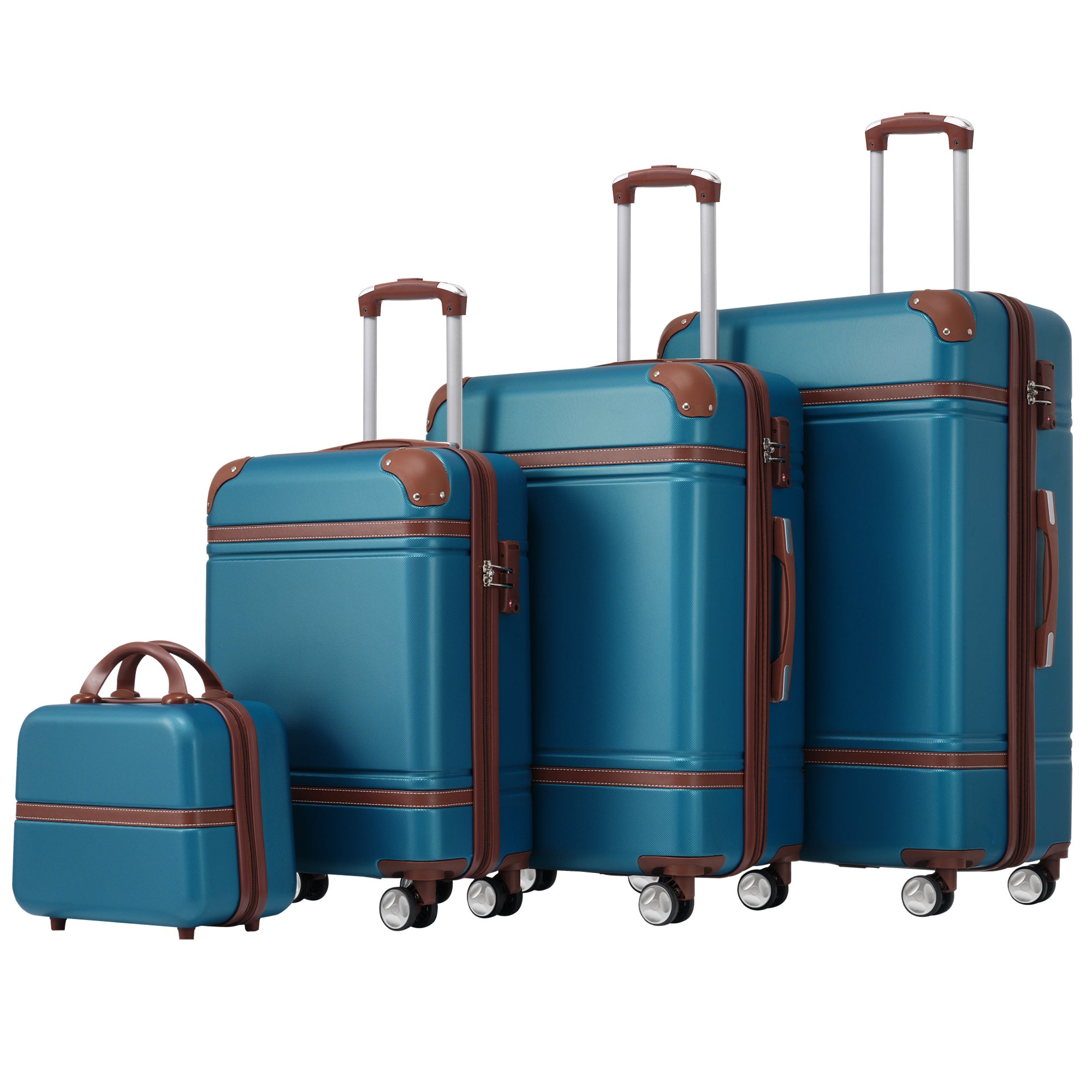 Lightweight 4-Piece Hardshell Luggage Set
