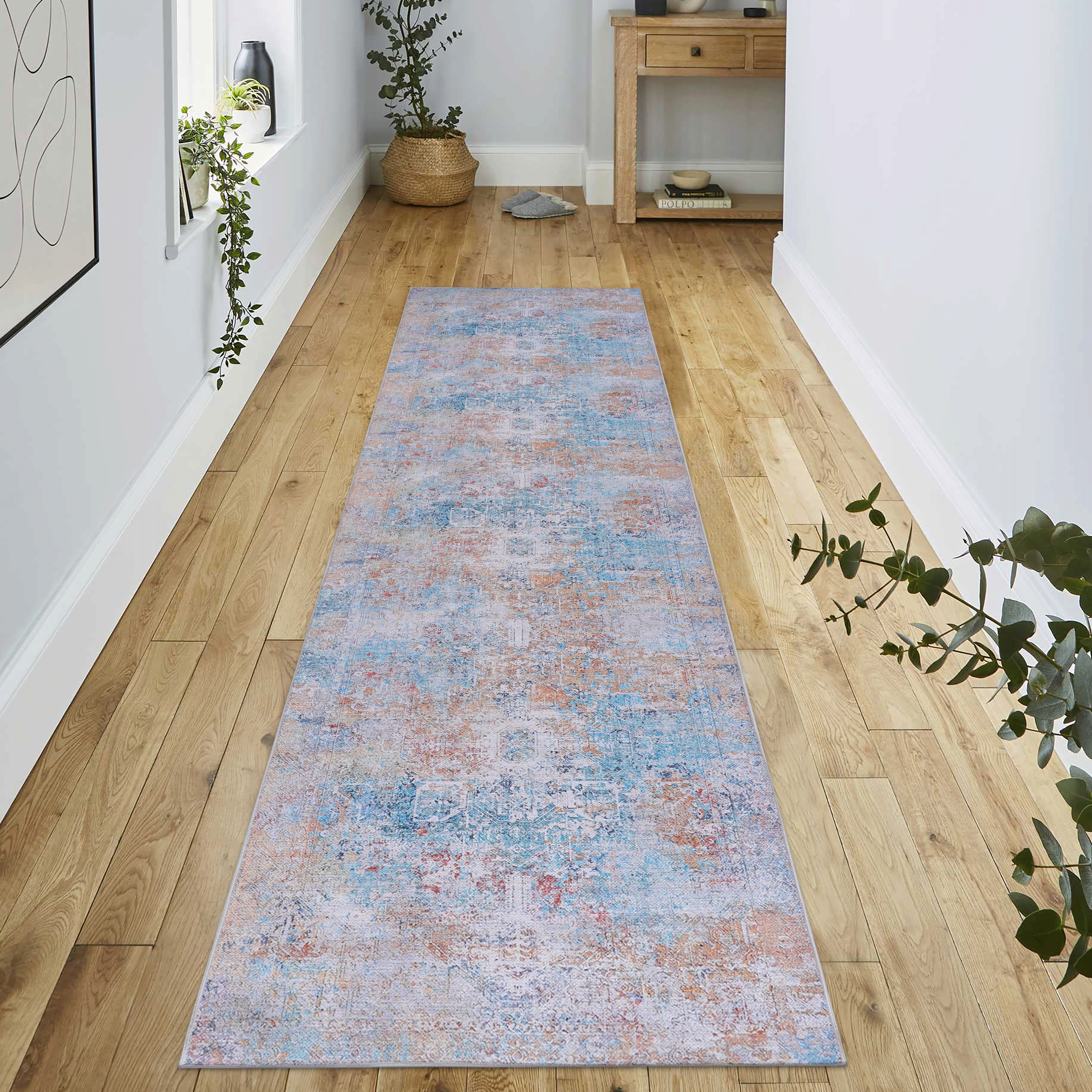 Washable Area Rug, Kid & Pet Friendly (2'6"x10')