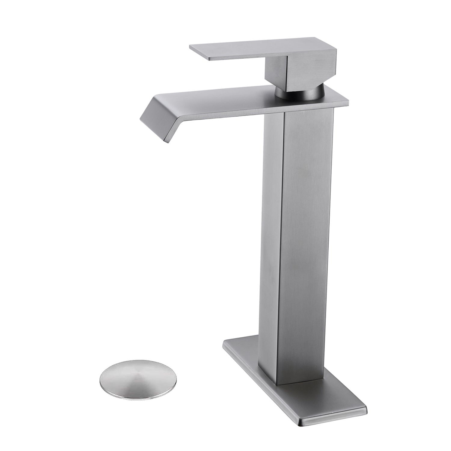 Single Handle Waterfall Bathroom Sink Faucet