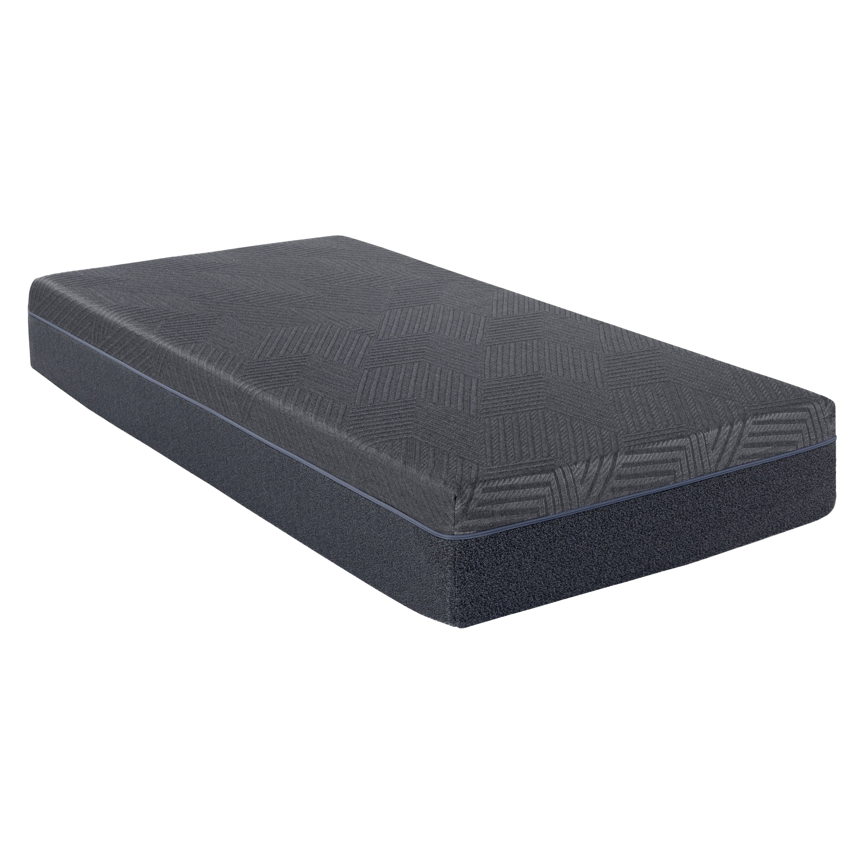 Twin Mattress: 11" Gel Memory Foam, Gray