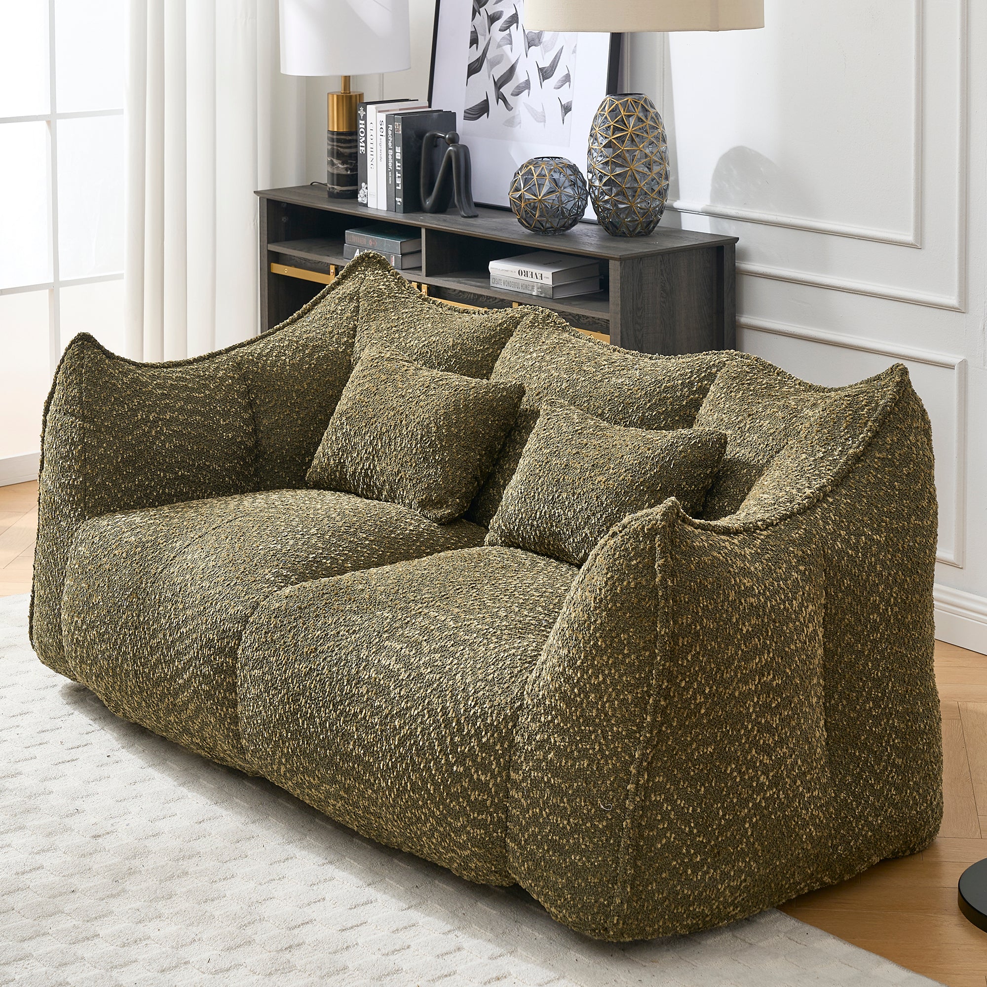 Luxury Beanbag Chair for Two: Plush & Supportive