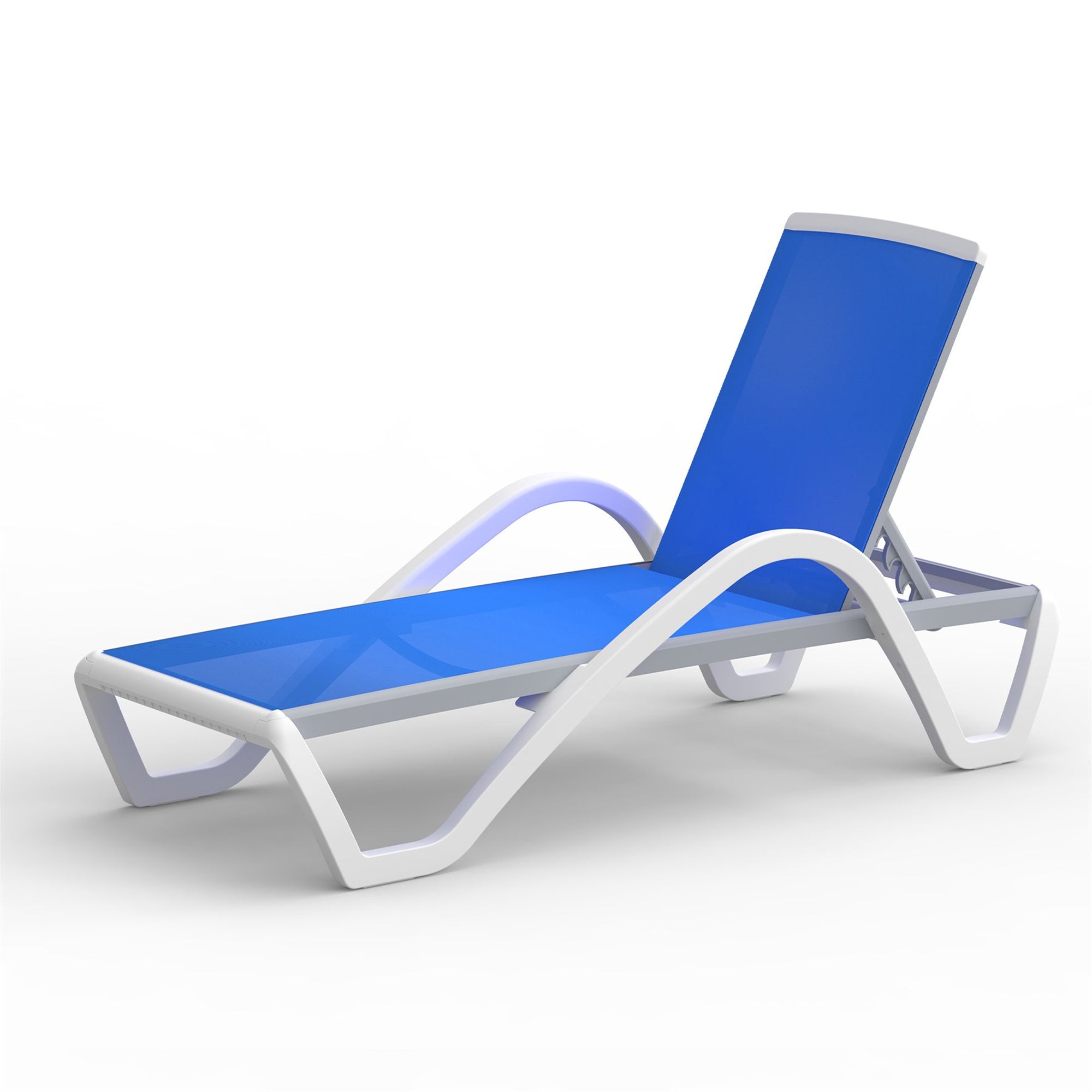 Adjustable Aluminum Patio Chaise Lounge Chair