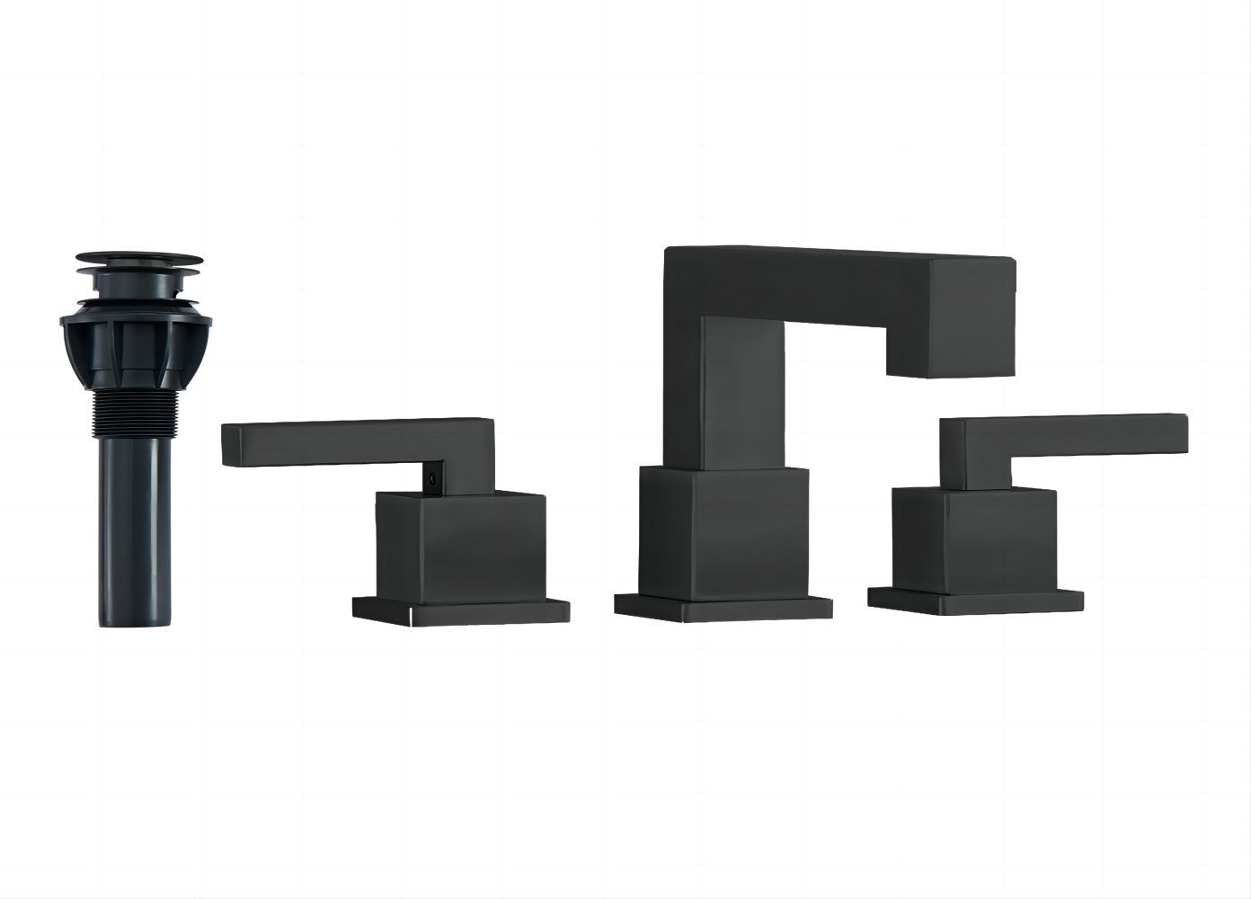 Matte Black Waterfall Bathroom Faucet