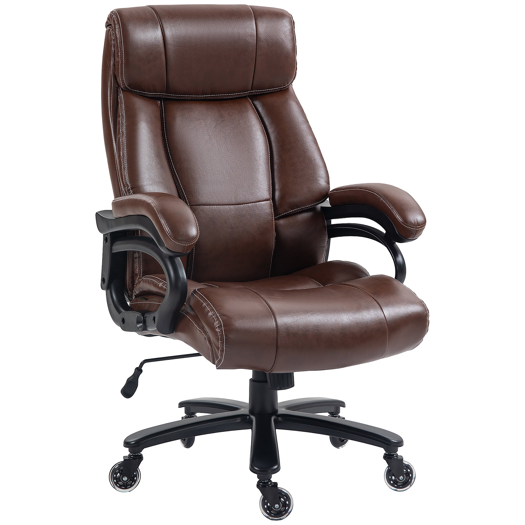 Big & Tall Office Chair, 400lb Capacity, Brown