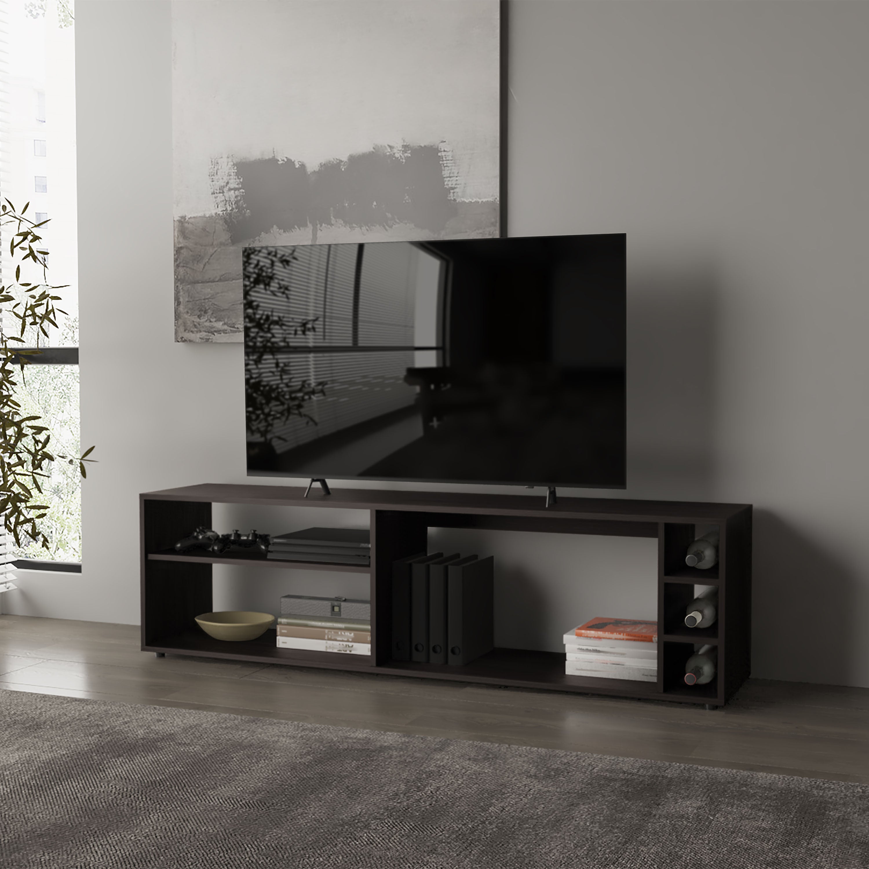 Mayo TV Stand 70" - Wengue Finish